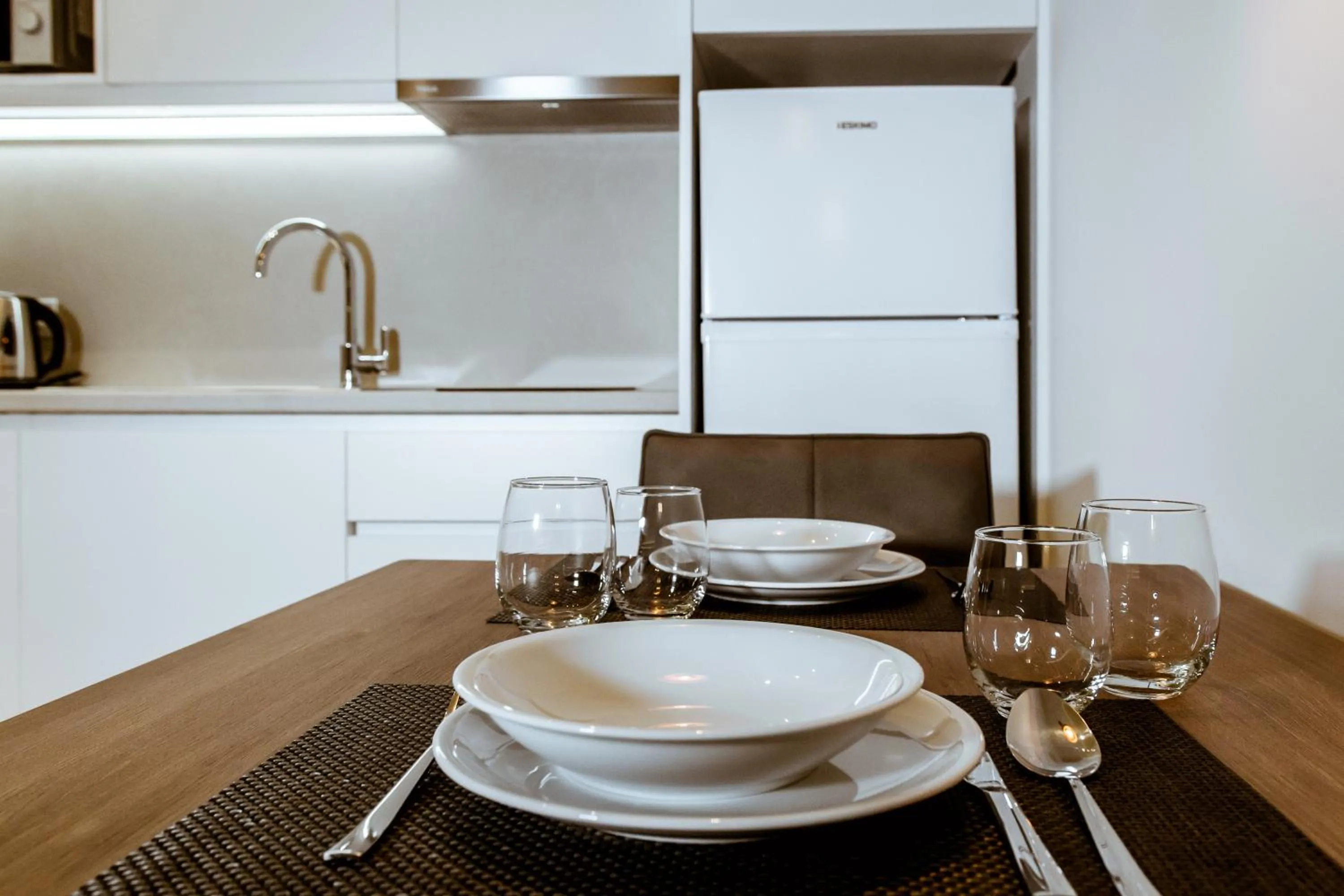Kitchen or kitchenette in ANTEL Suites & Apartments
