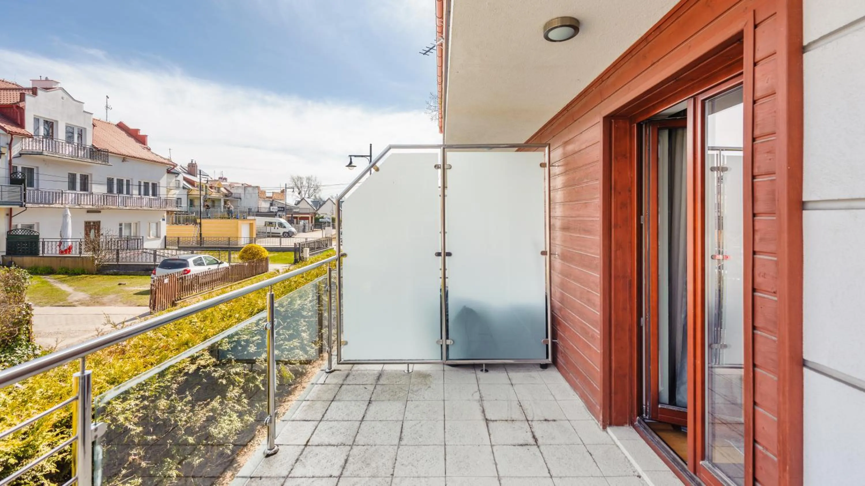 Balcony/Terrace in Villa Klif, Sun & Snow