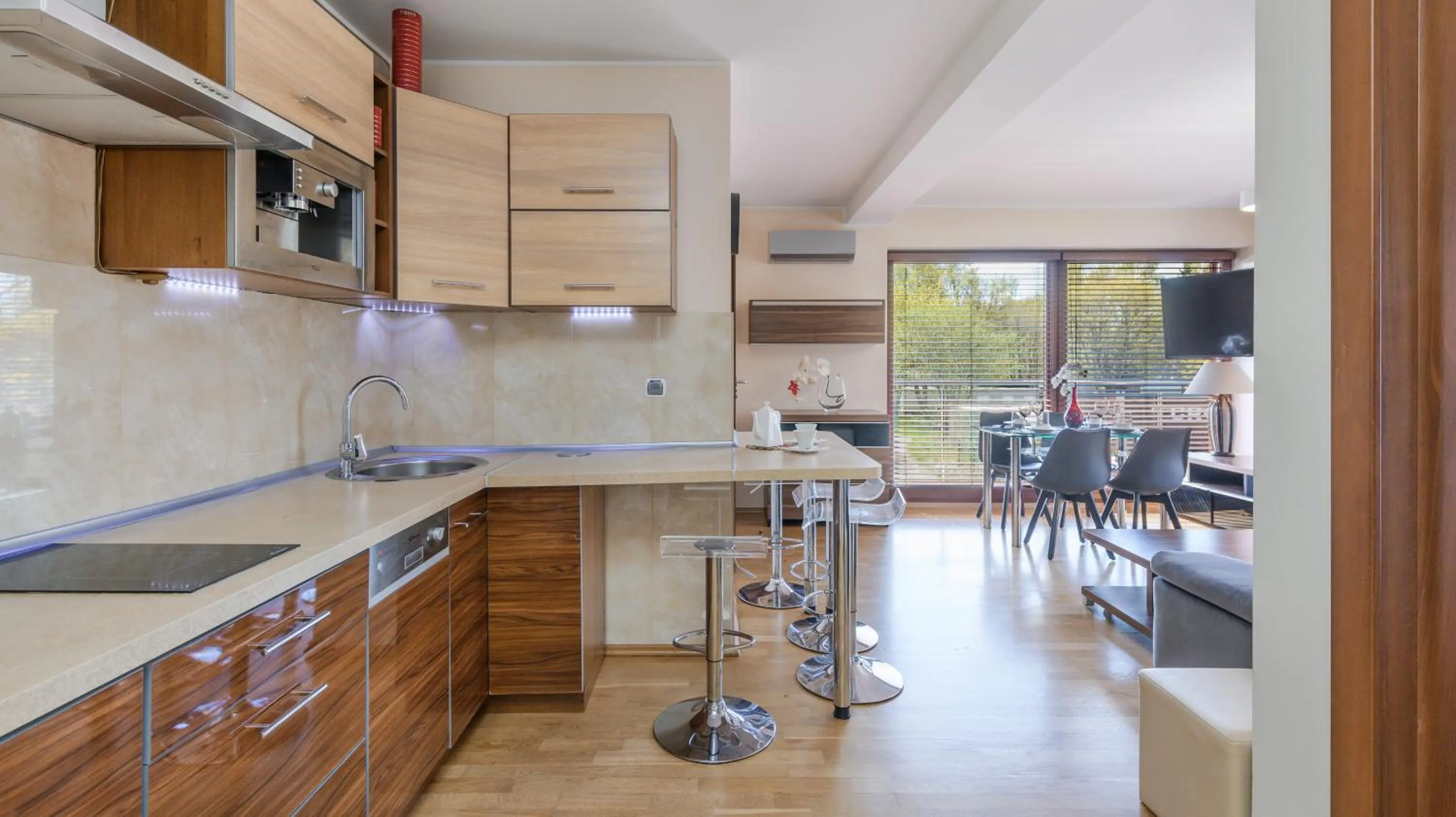 Kitchen or kitchenette in Villa Klif, Sun & Snow
