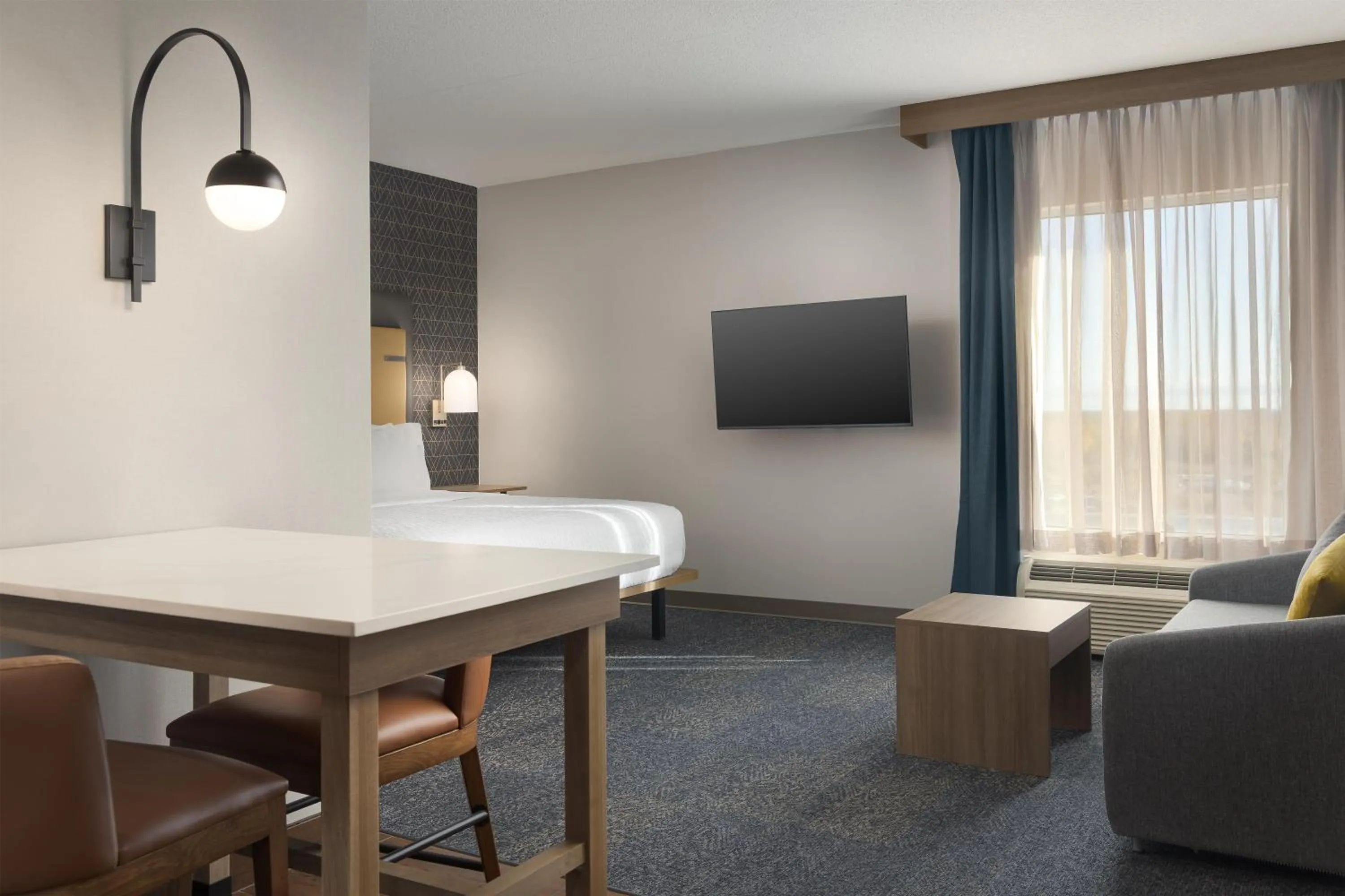 Living room in Homewood Suites by Hilton Toronto-Ajax