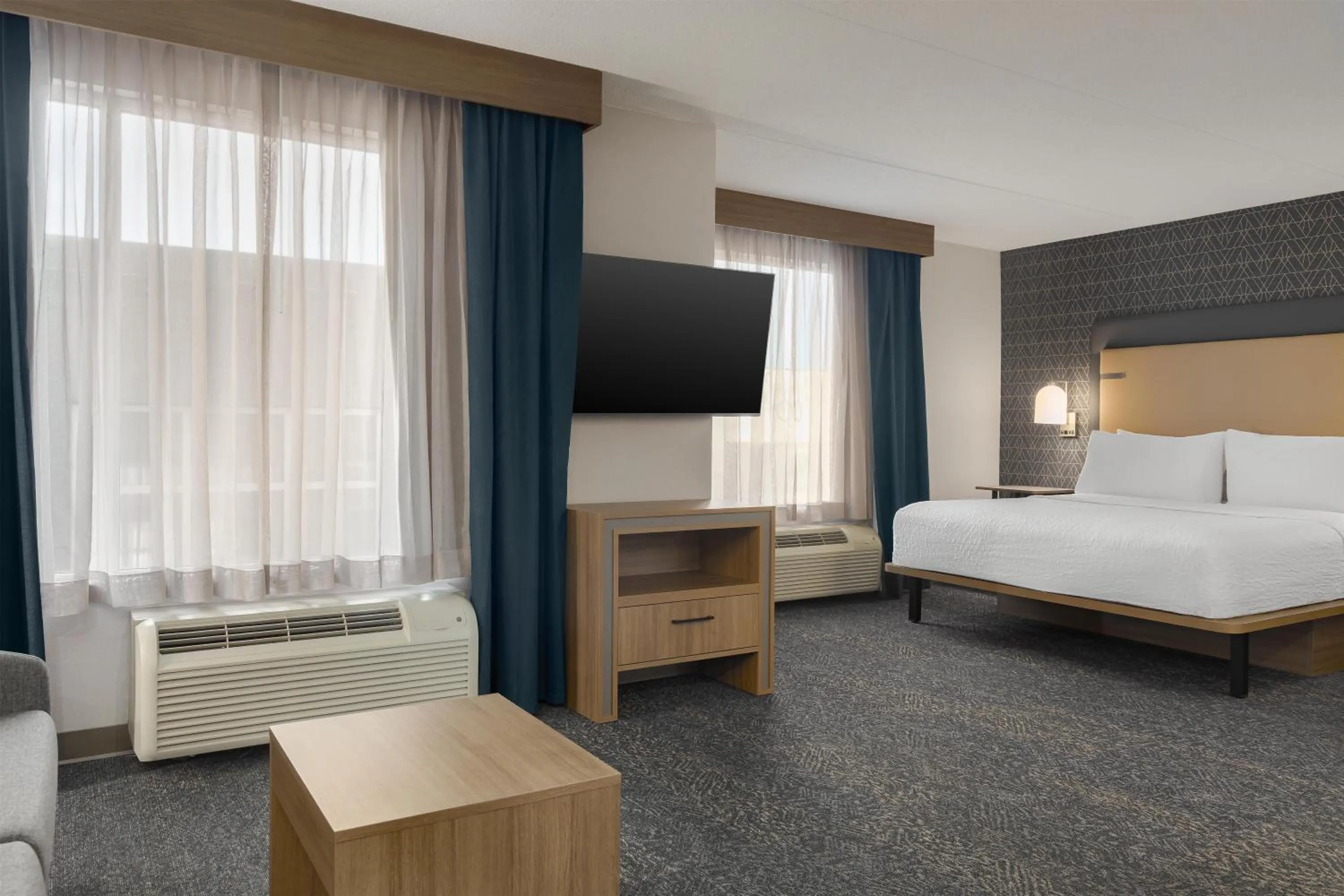 Bed in Homewood Suites by Hilton Toronto-Ajax