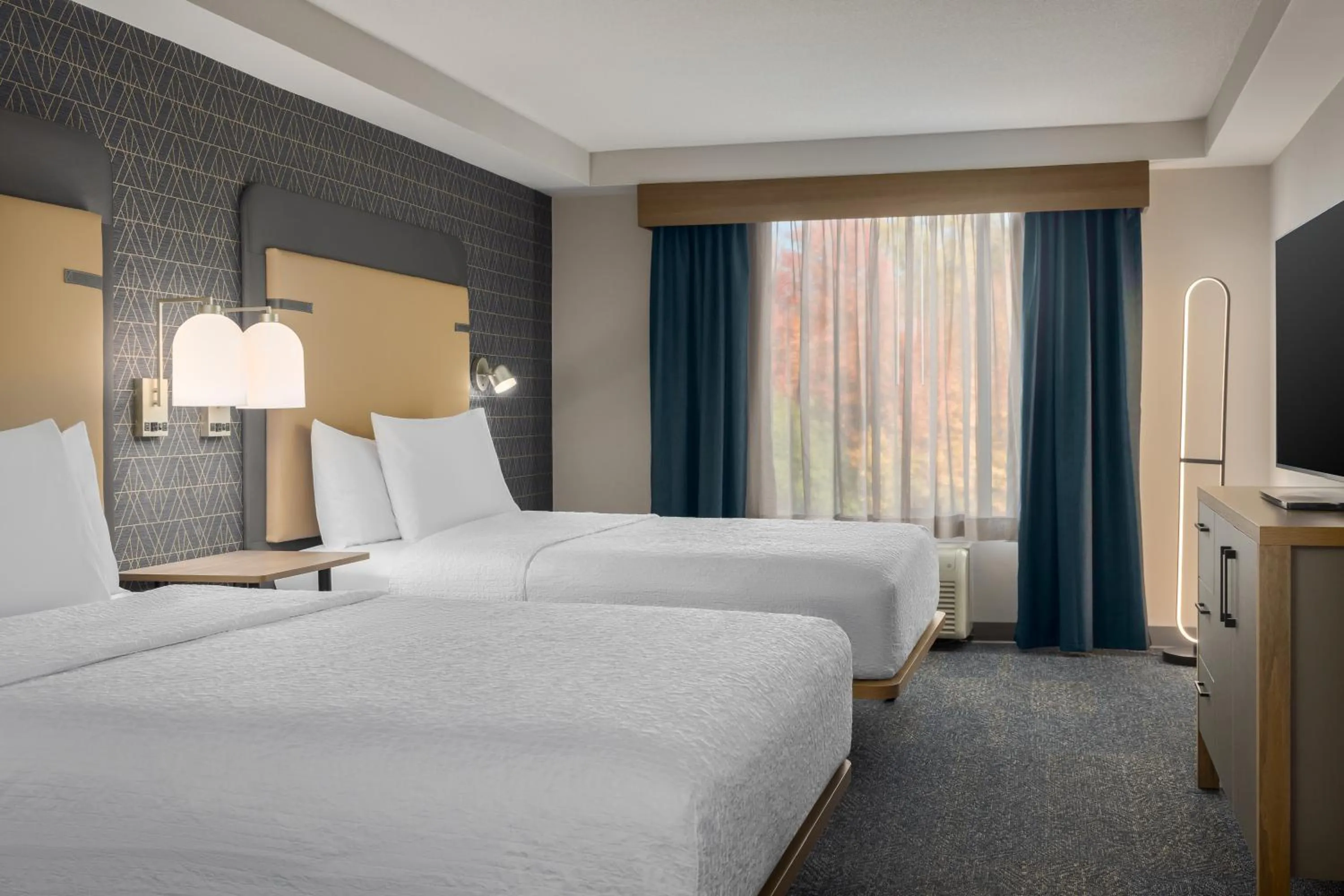Bed in Homewood Suites by Hilton Toronto-Ajax