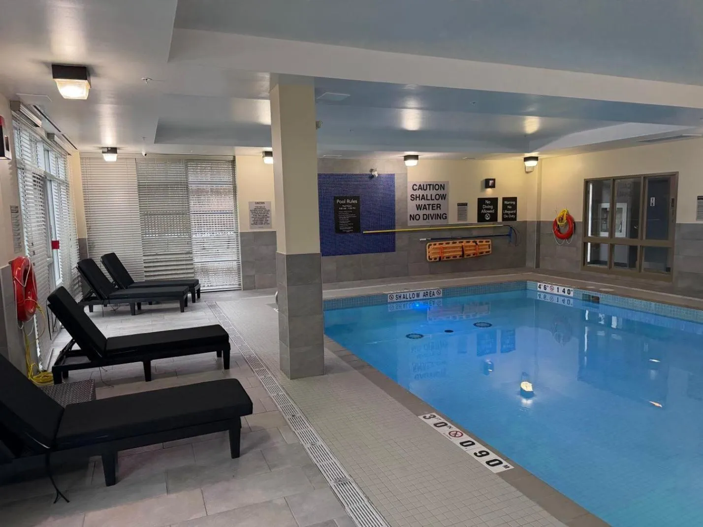 Swimming pool in Homewood Suites by Hilton Toronto-Ajax