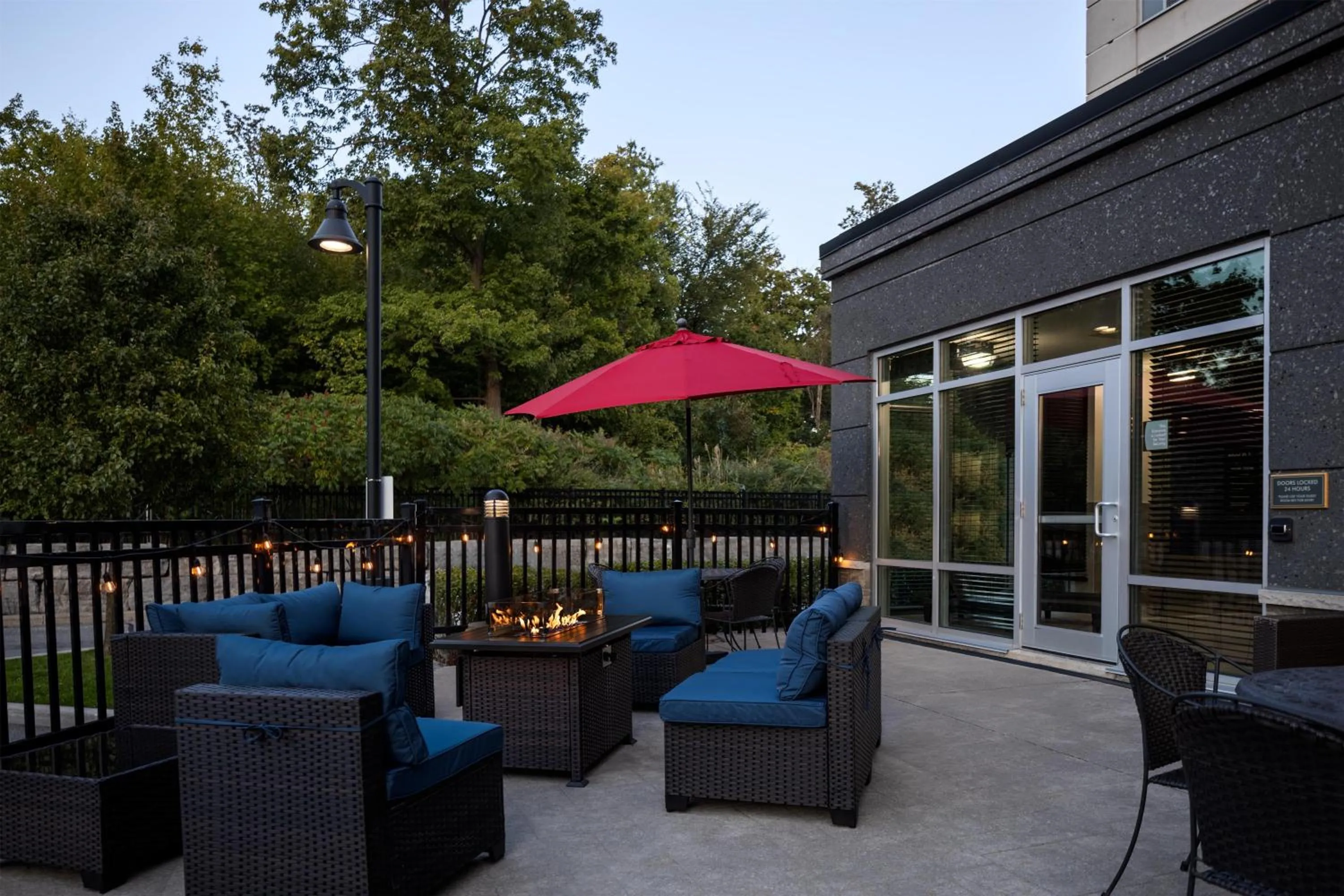 Patio in Homewood Suites by Hilton Toronto-Ajax