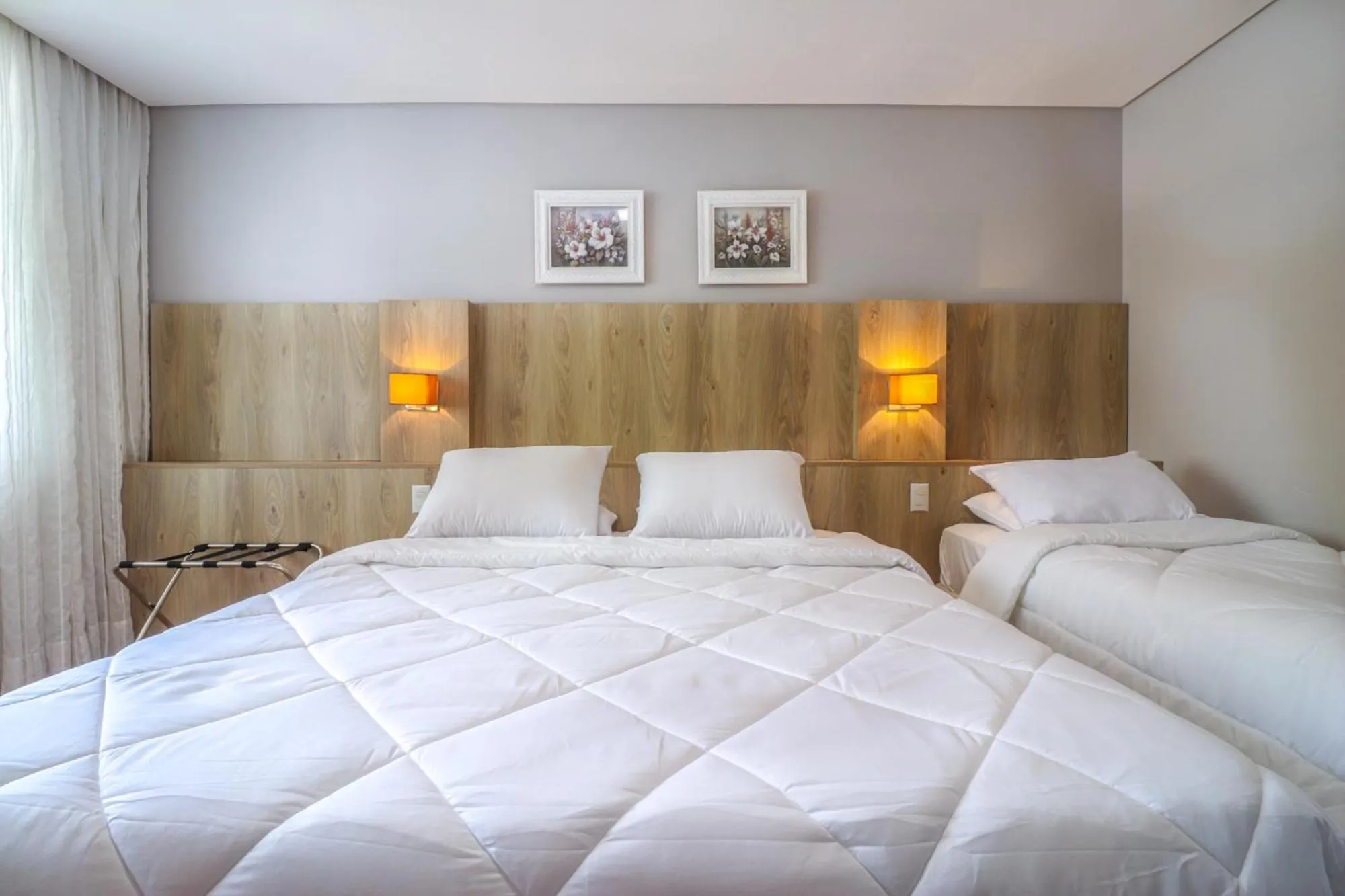 Bed in Pousada Bella Viena