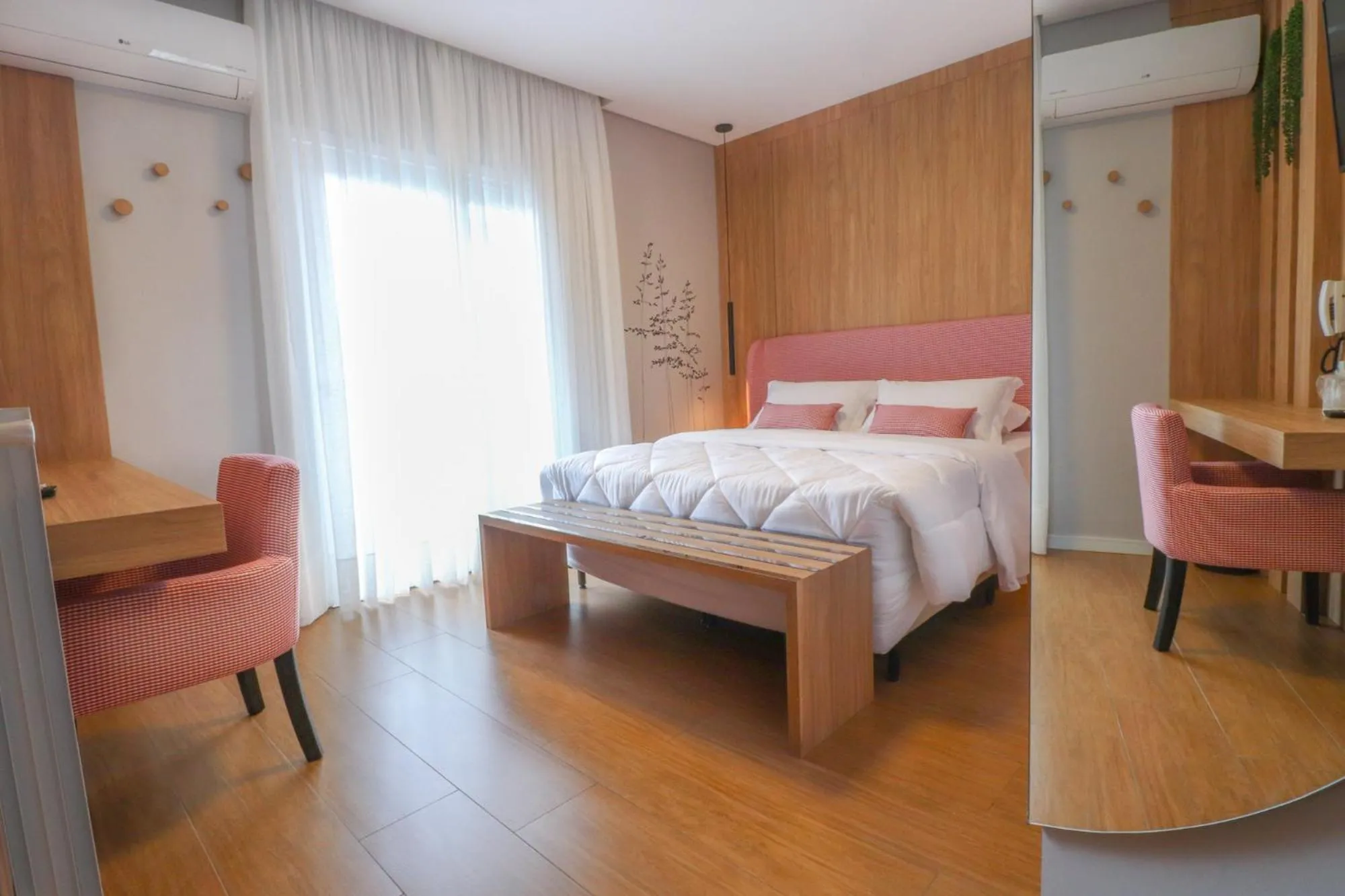 Bed in Pousada Bella Viena