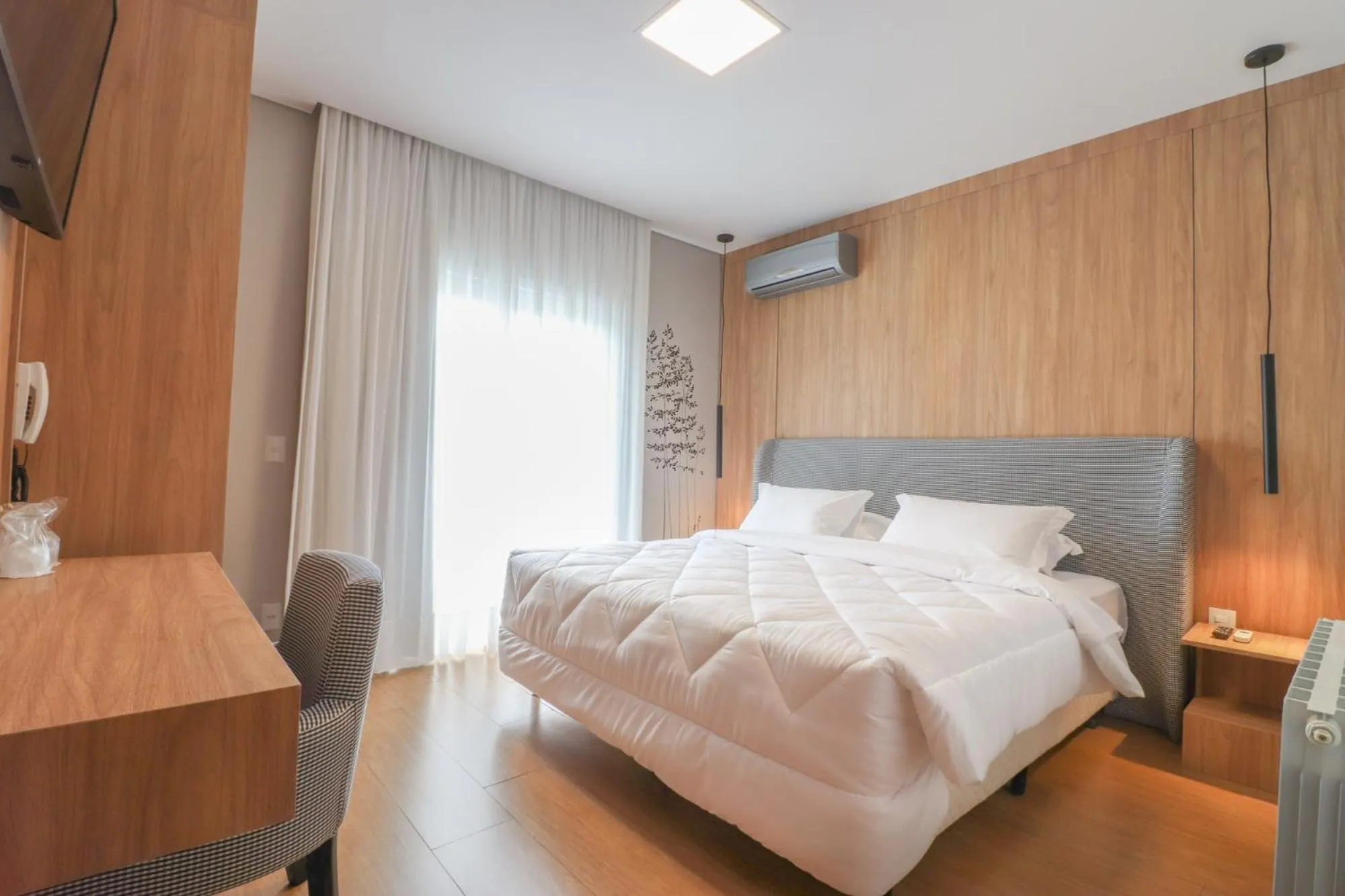 Bed in Pousada Bella Viena