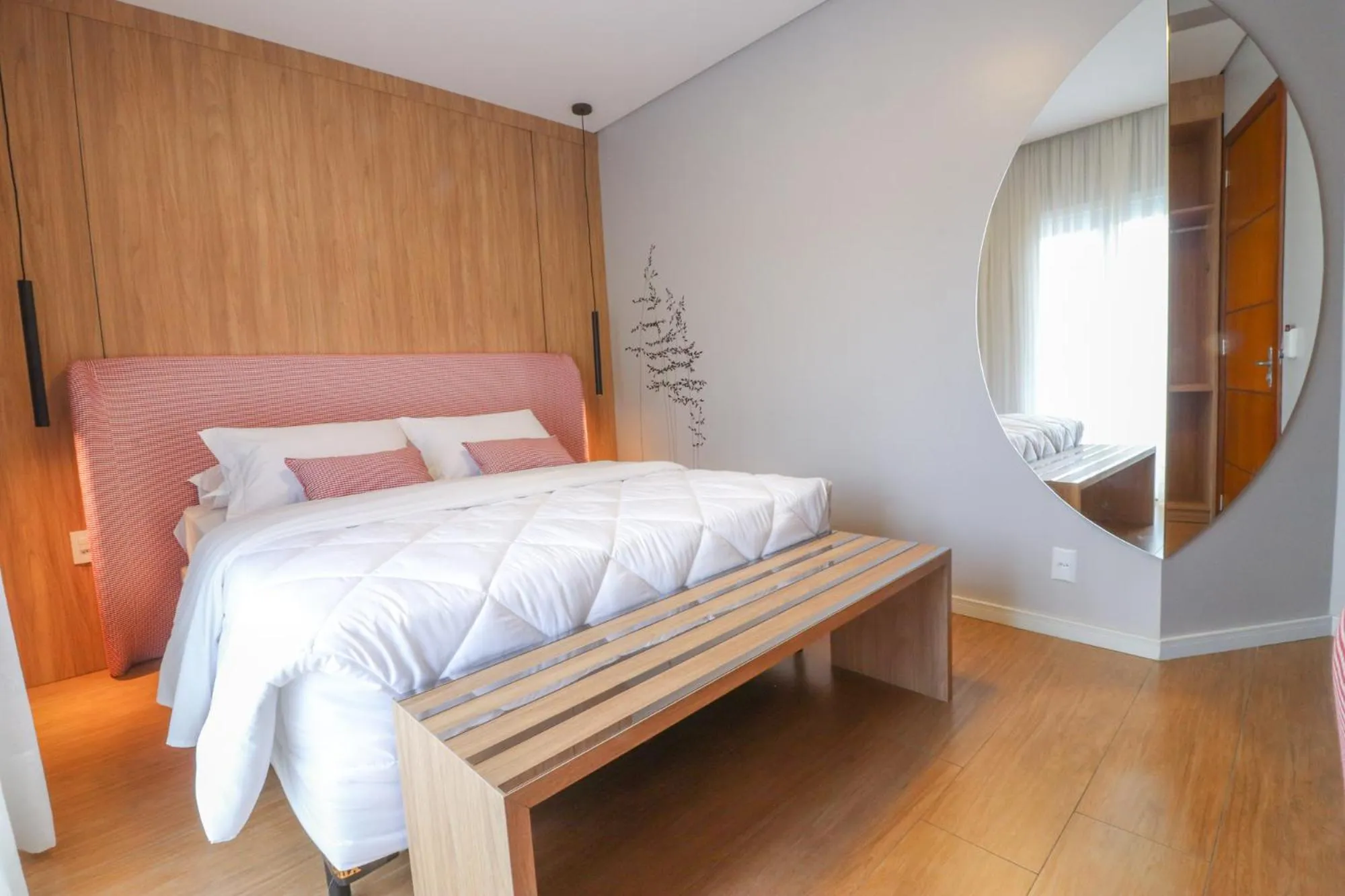 Bed in Pousada Bella Viena