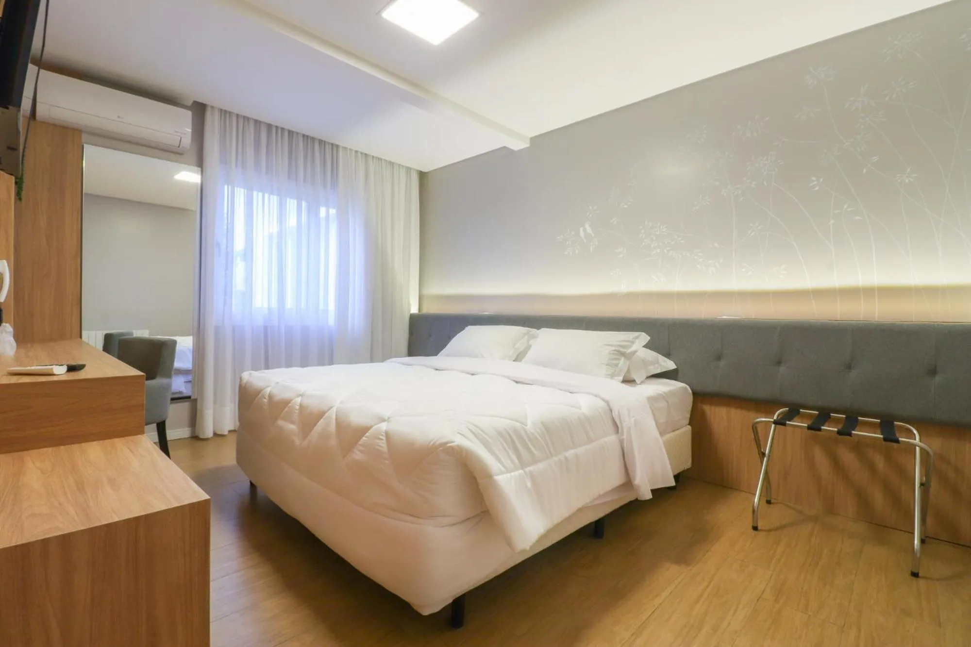 Bed in Pousada Bella Viena