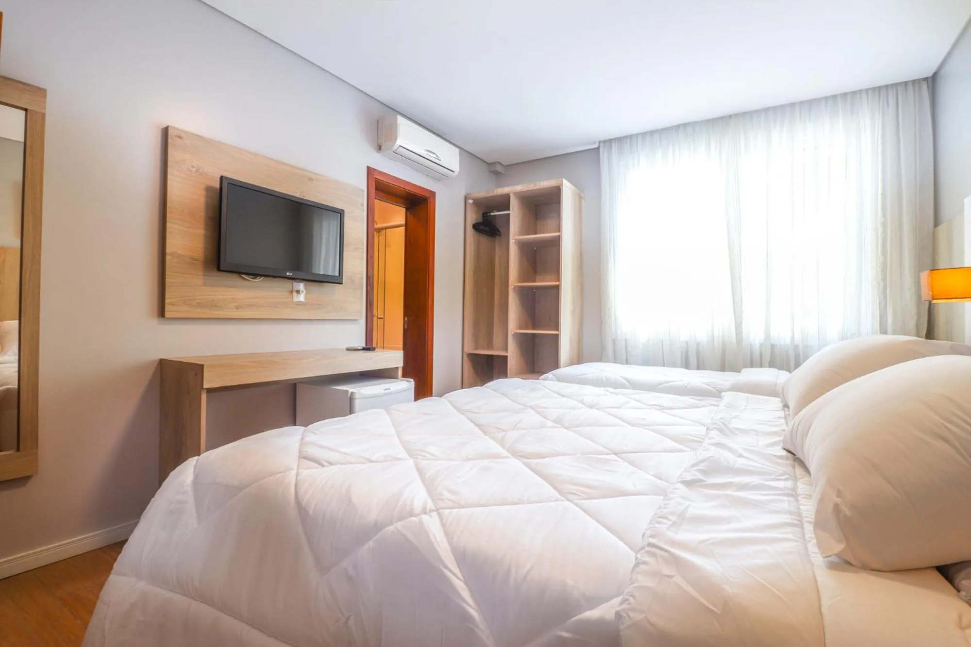 Bed in Pousada Bella Viena