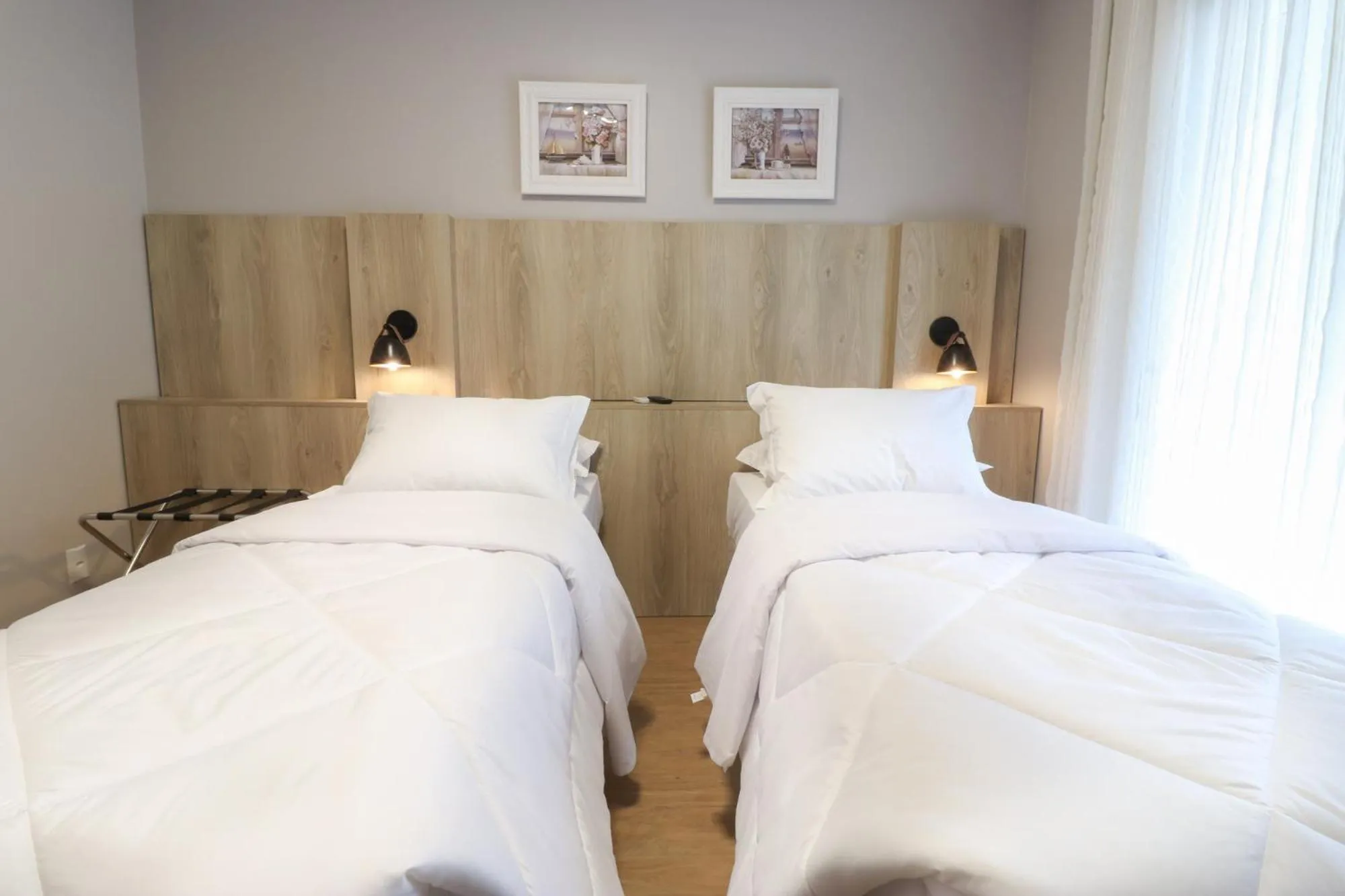 Bed in Pousada Bella Viena