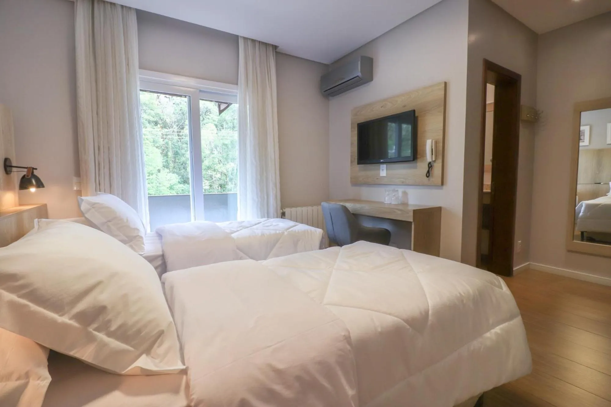 Bed in Pousada Bella Viena