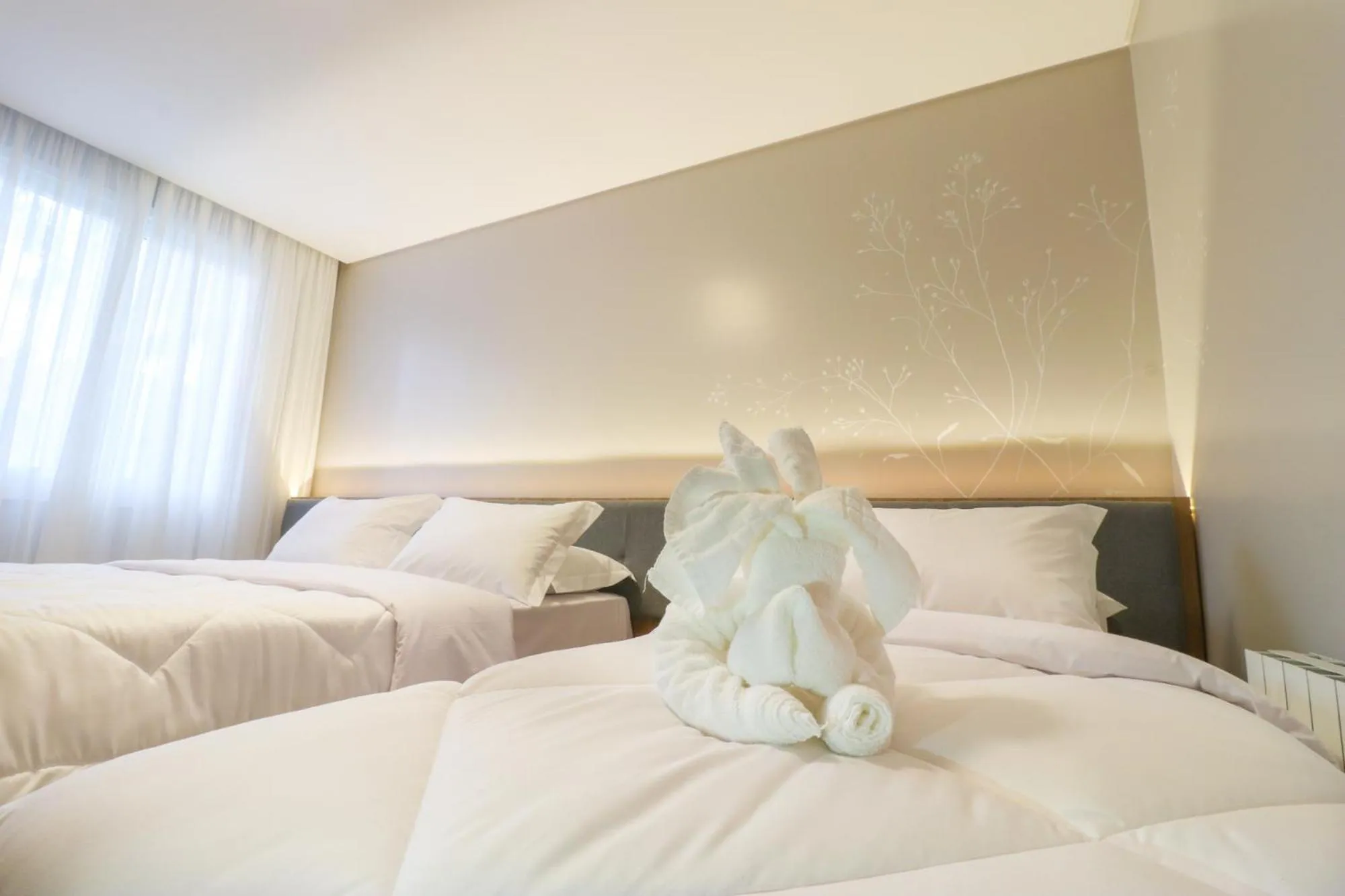 Bed in Pousada Bella Viena