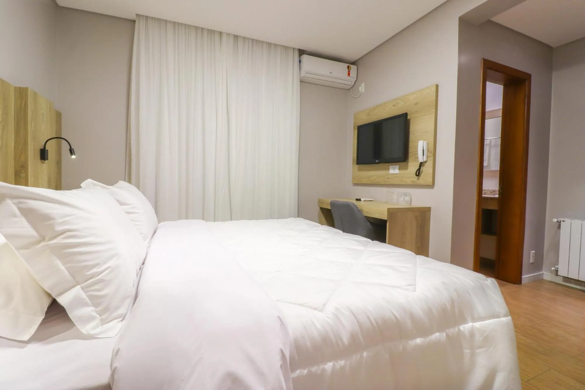 Bed in Pousada Bella Viena