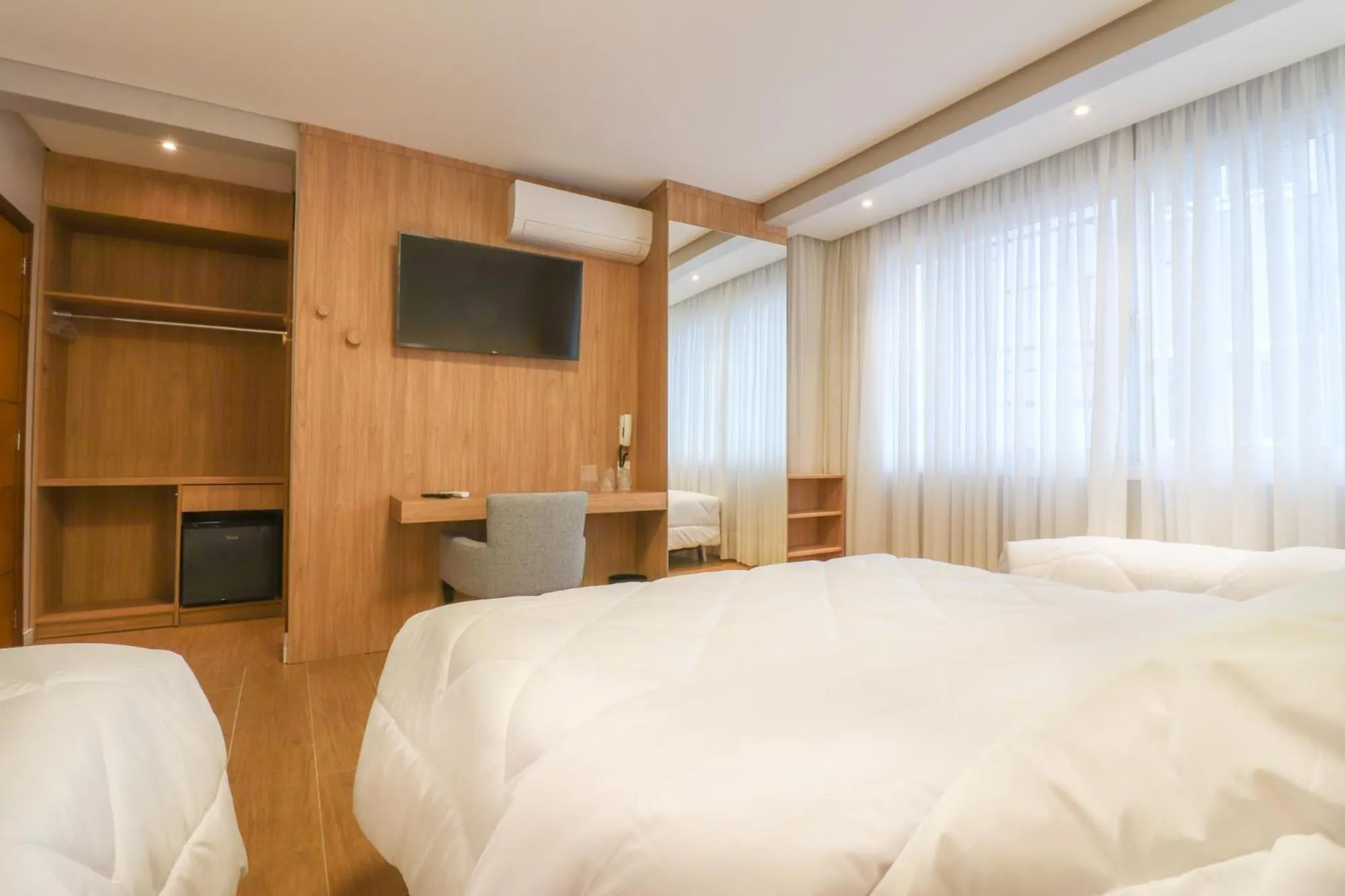 Bed in Pousada Bella Viena