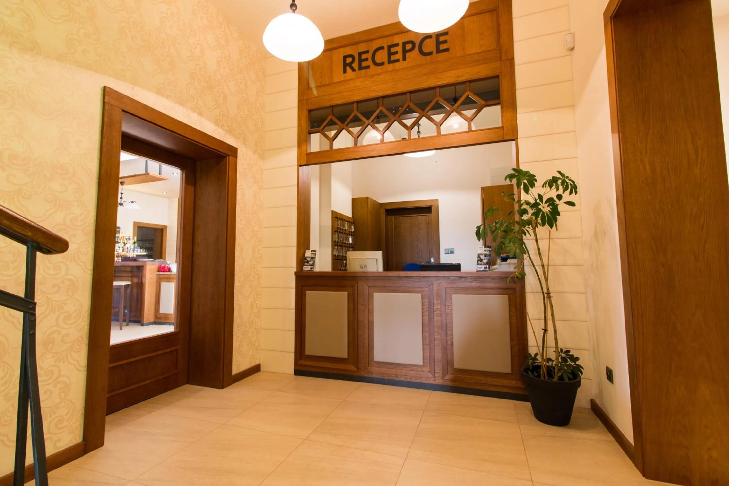 Lobby or reception in Hotel Franz