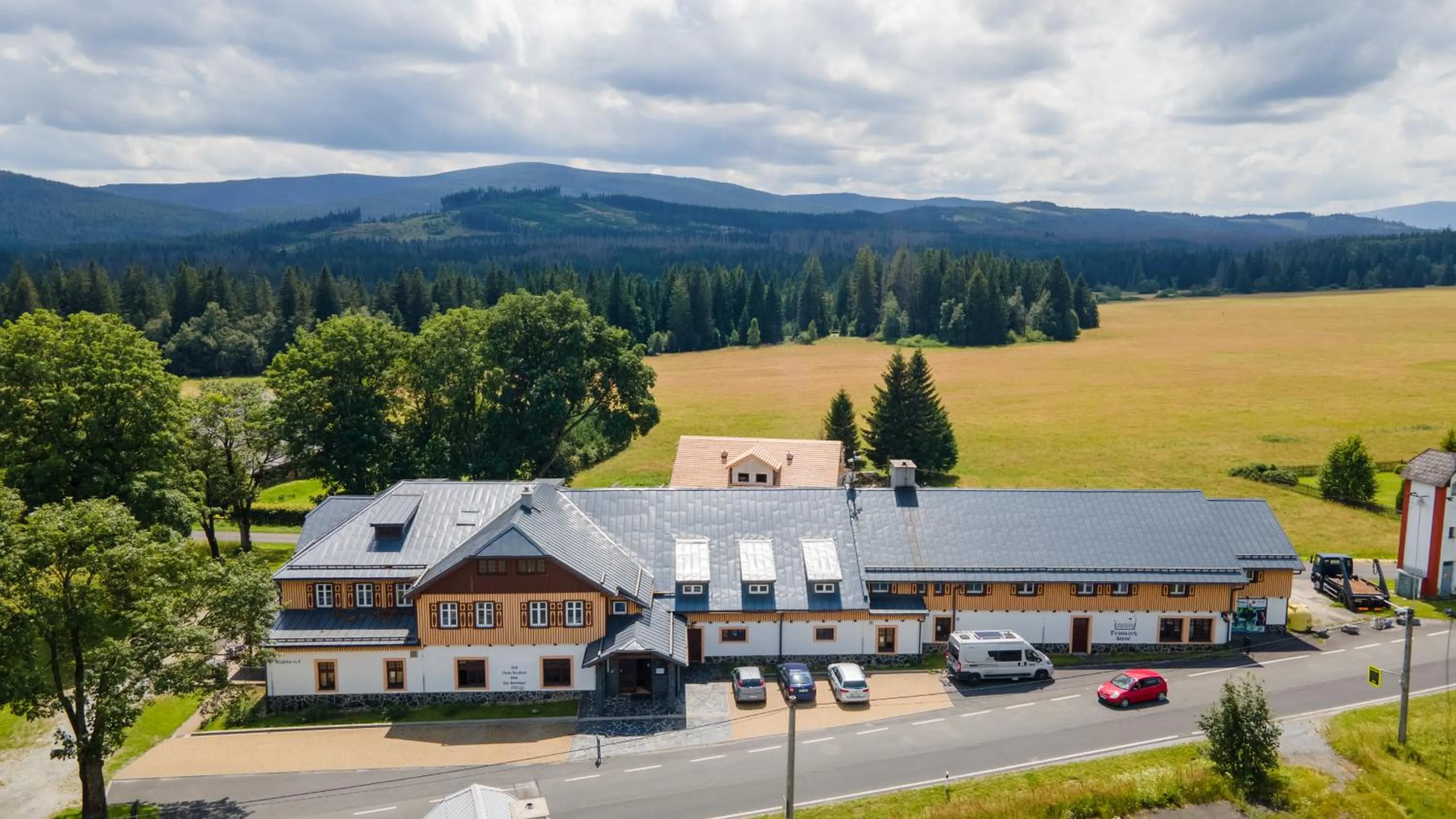 Property building in Hotel Franz
