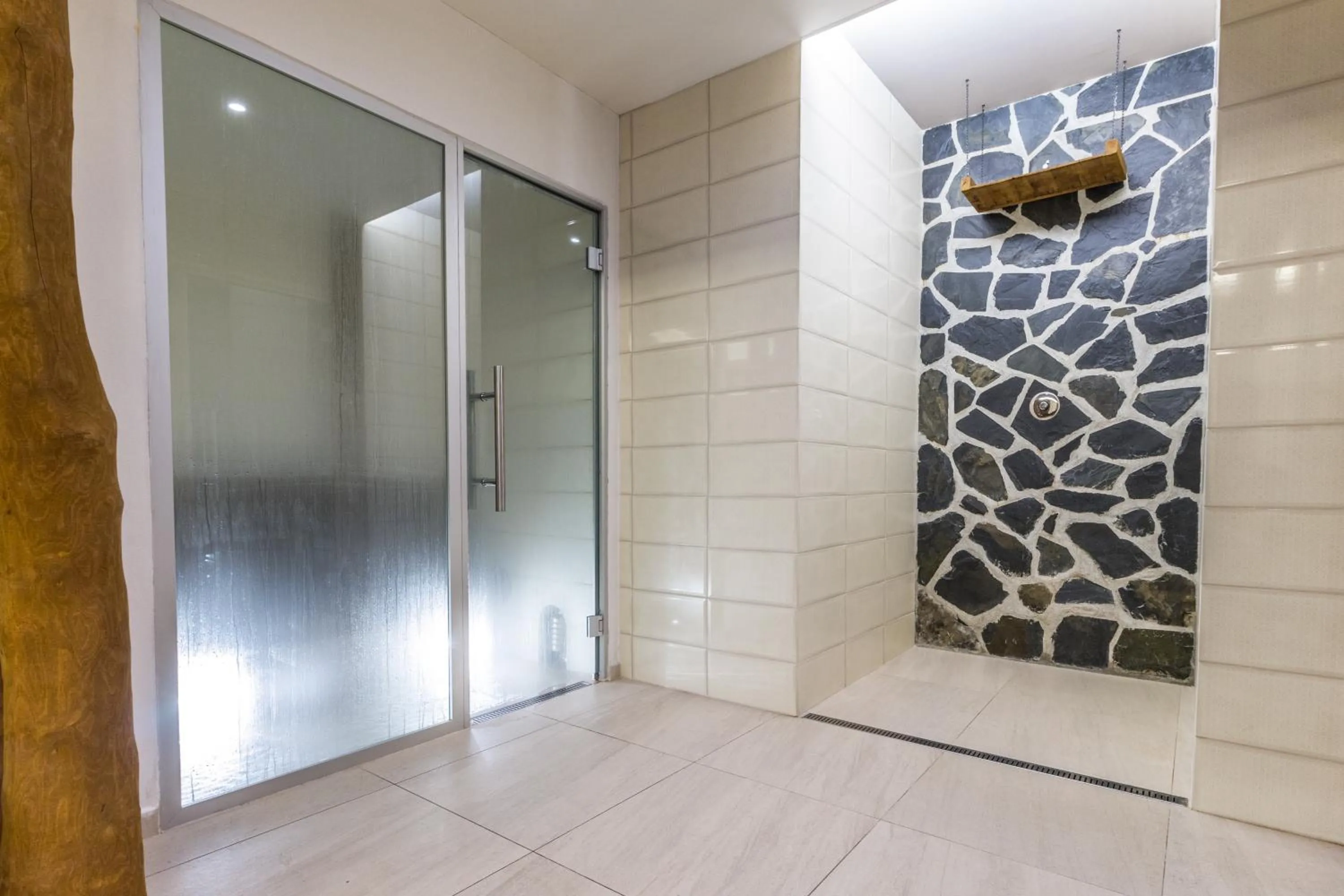 Steam room in Hotel Franz