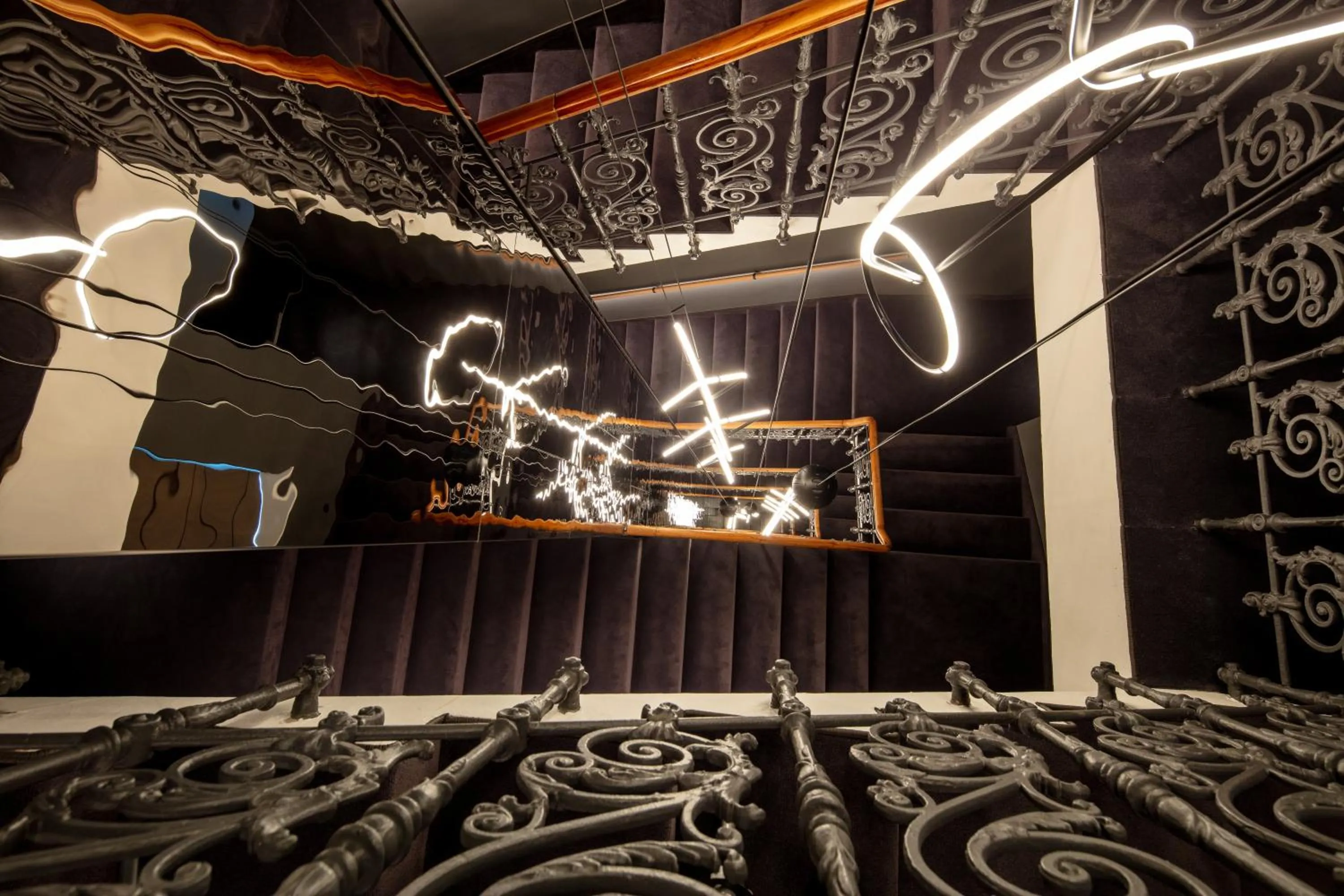 Decorative detail in THE MANES Boutique Hotel Prague