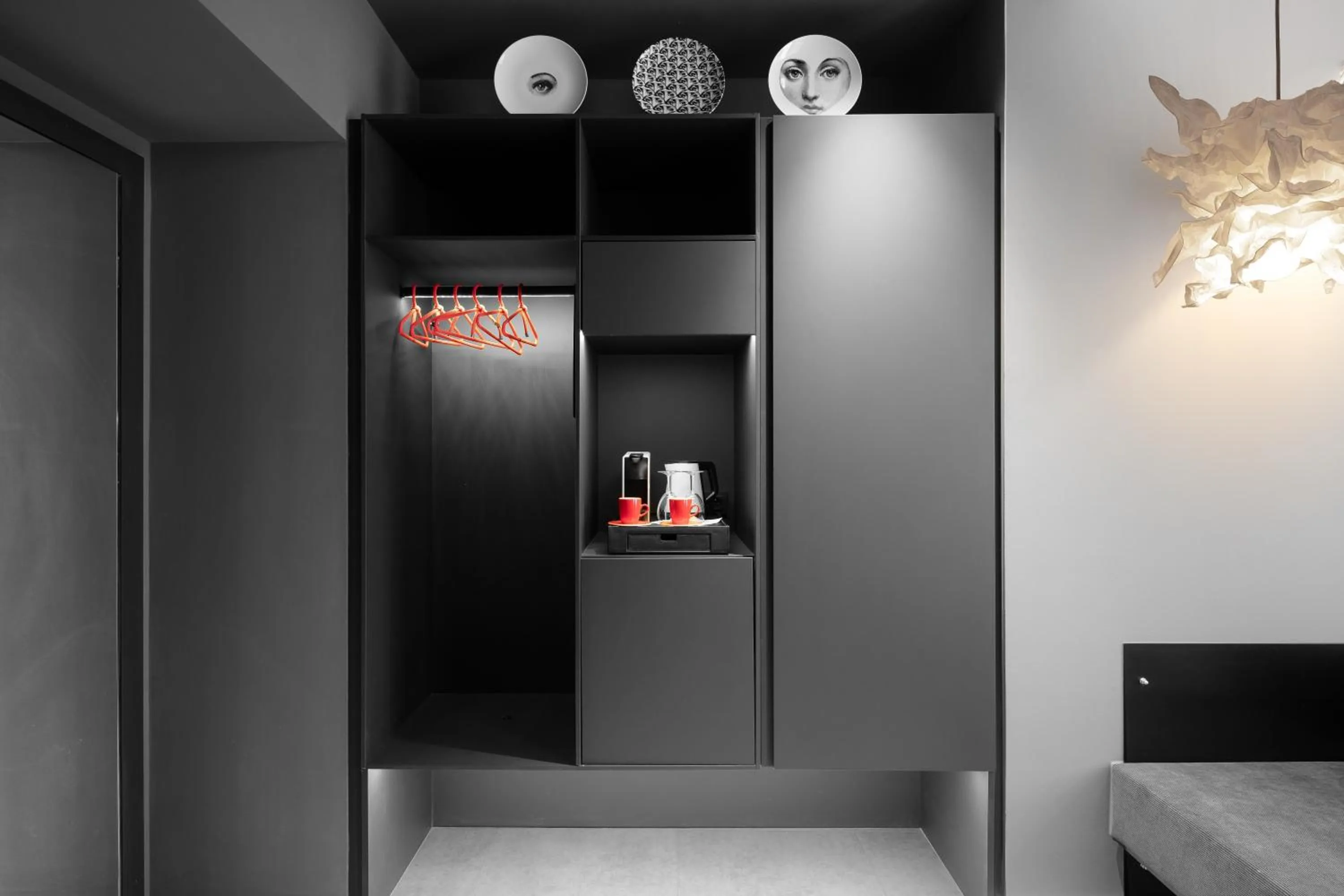 wardrobe in THE MANES Boutique Hotel Prague