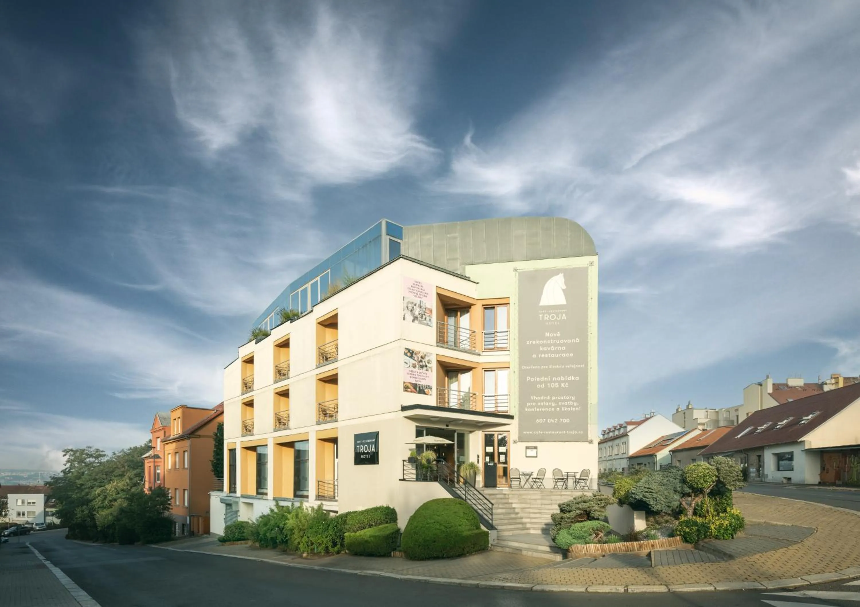 Property building in Hotel Troja