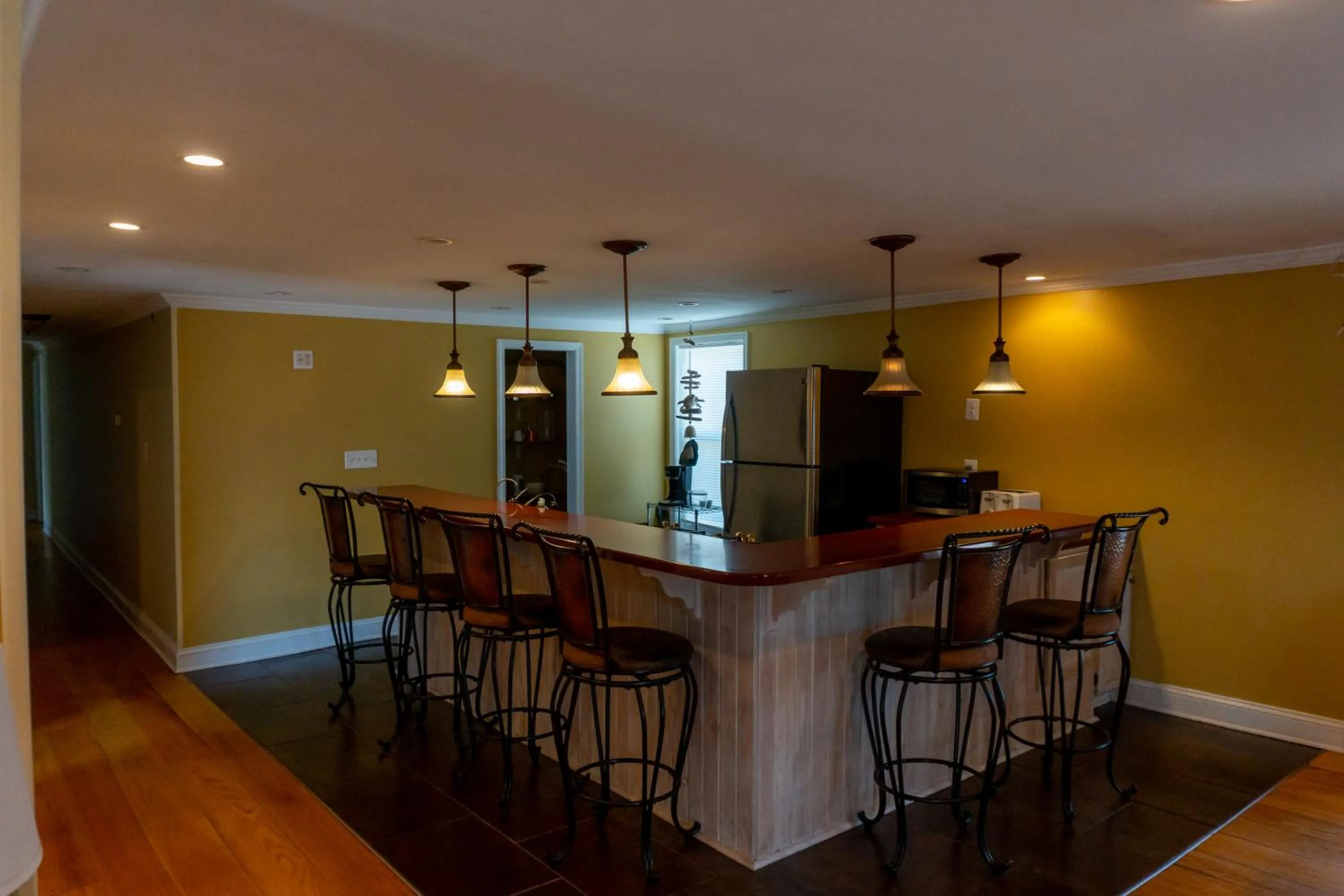 Kitchen or kitchenette in Beach Walk Hotel