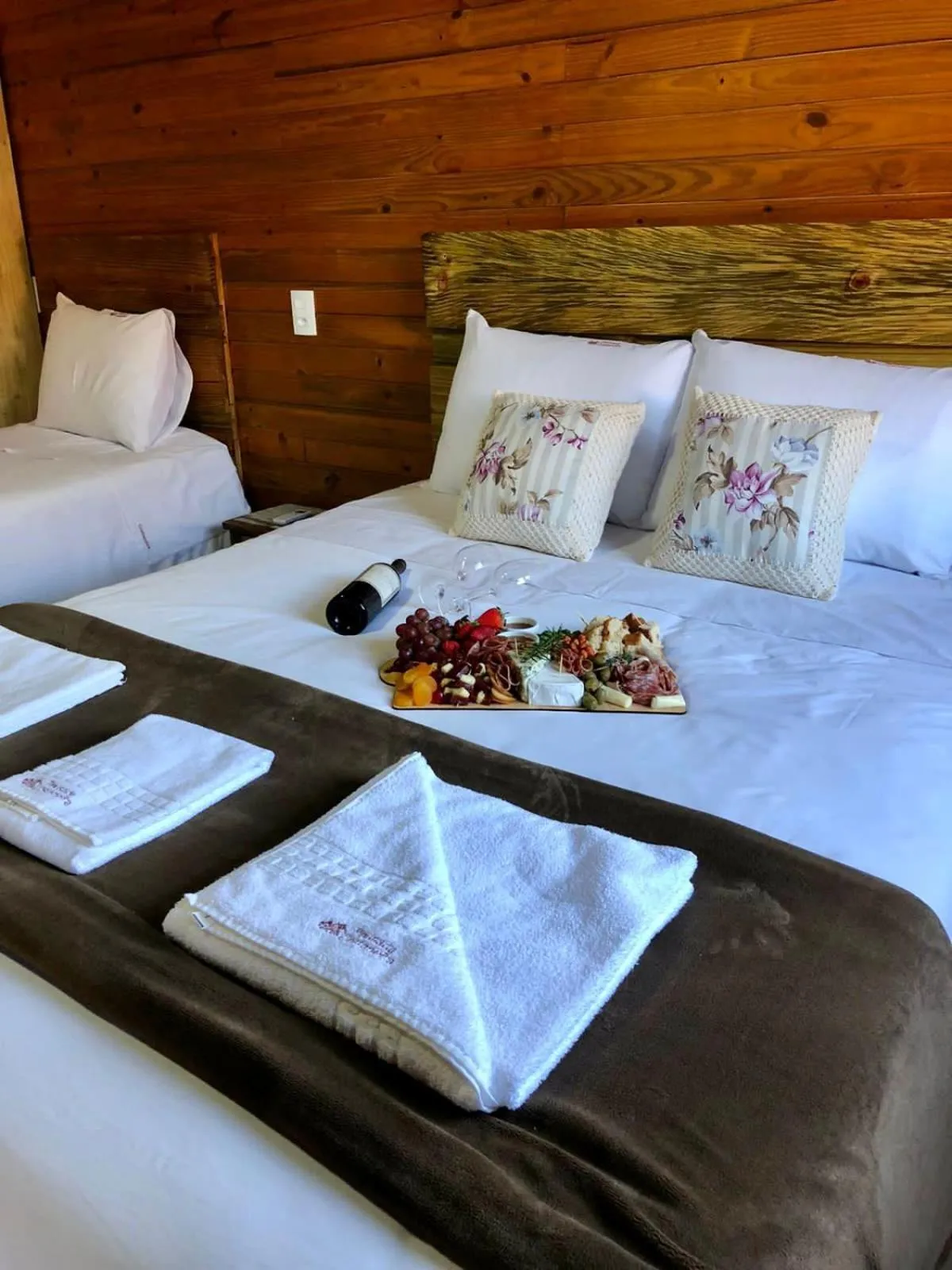 Bed in Pousada Costaneira