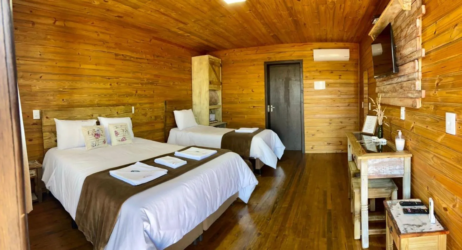 Bed in Pousada Costaneira