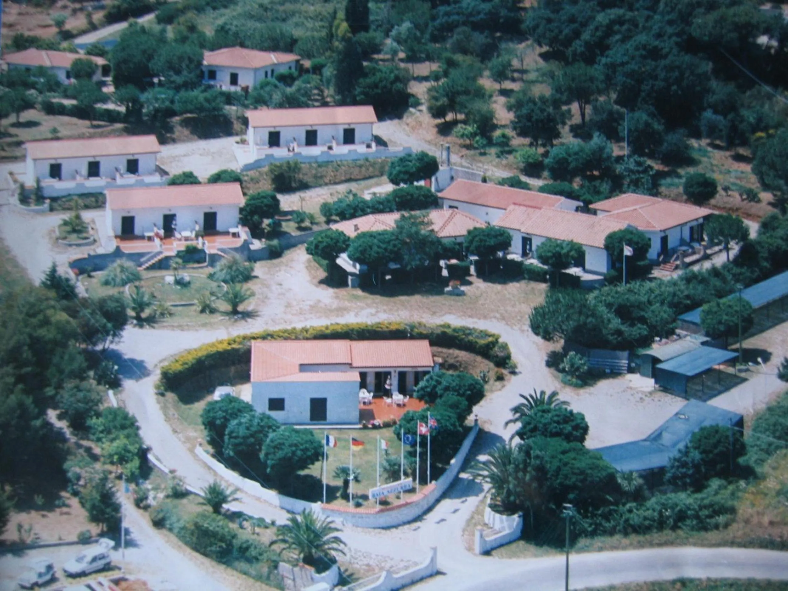Bird's eye view in Baia Azzurra