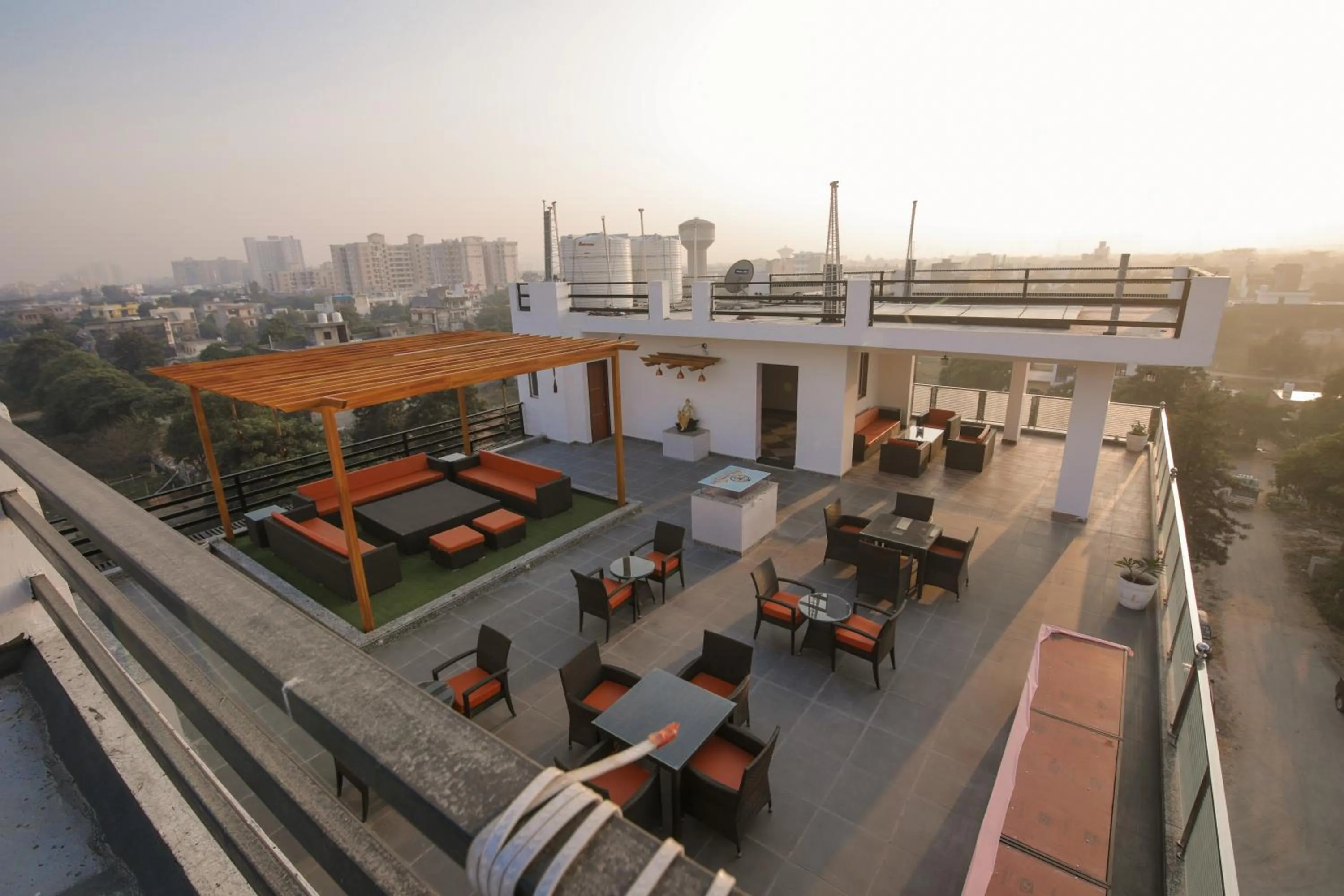 Patio in Twin Towers