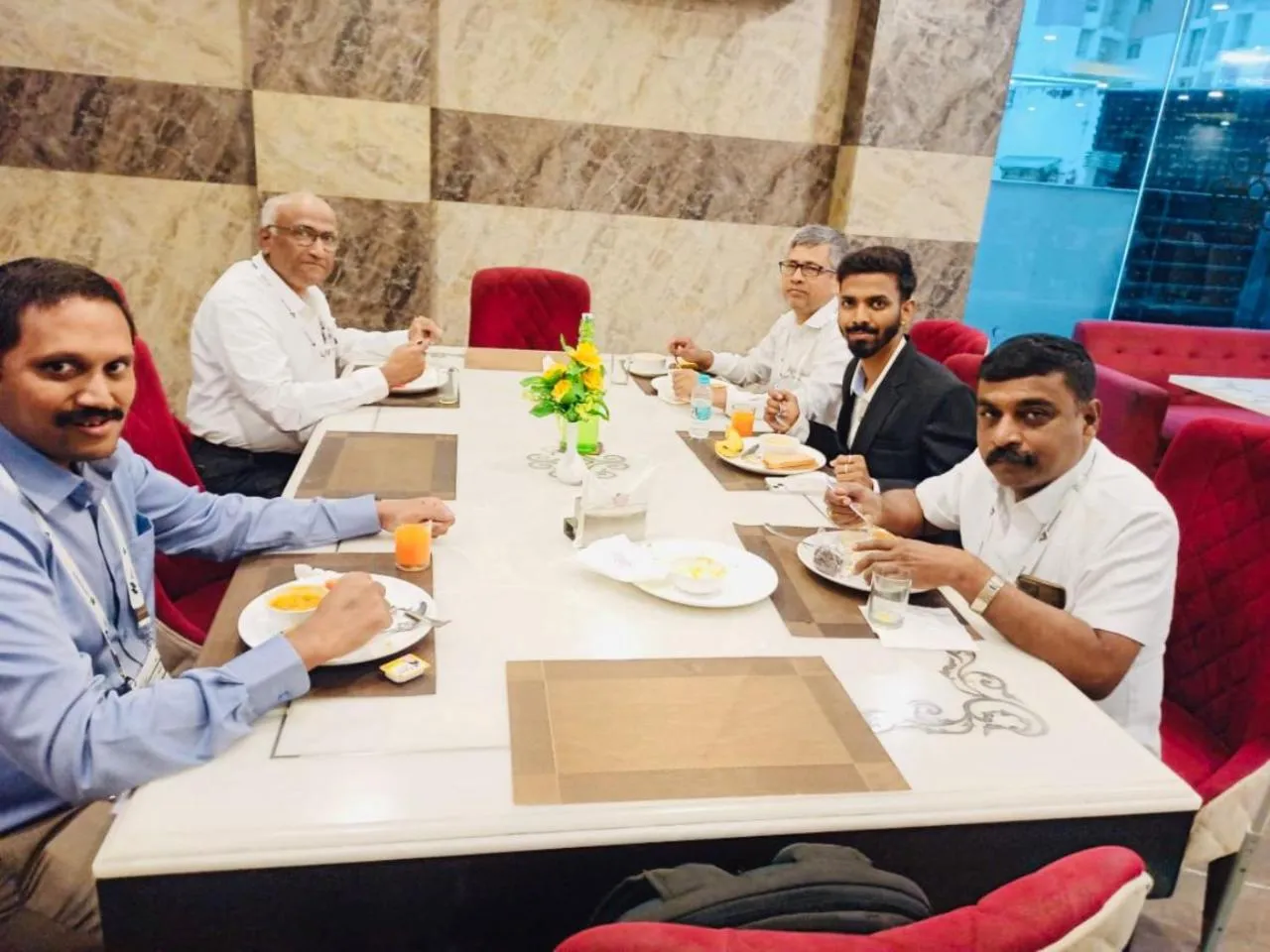 Dining area in Twin Towers