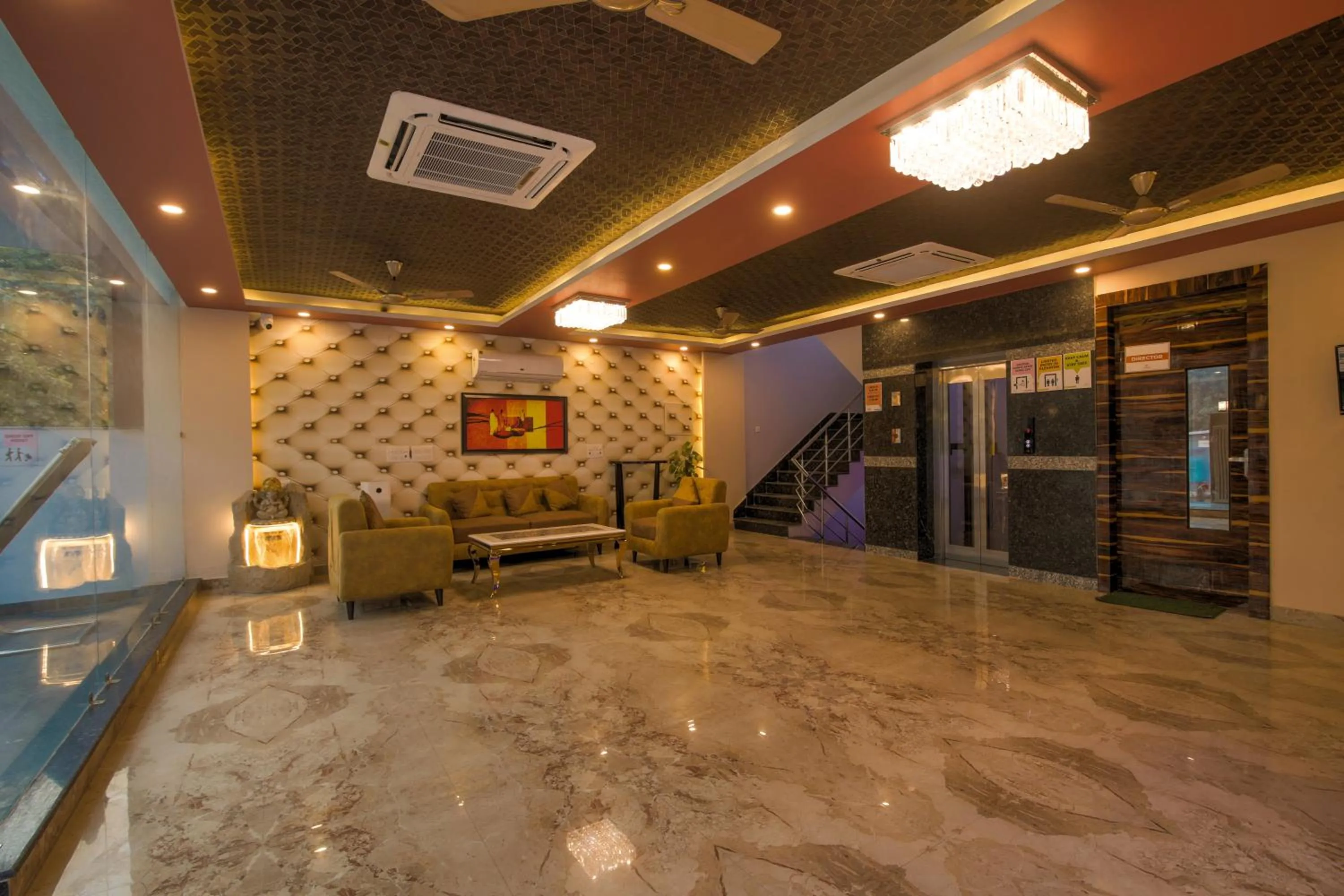 Lobby or reception in Twin Towers