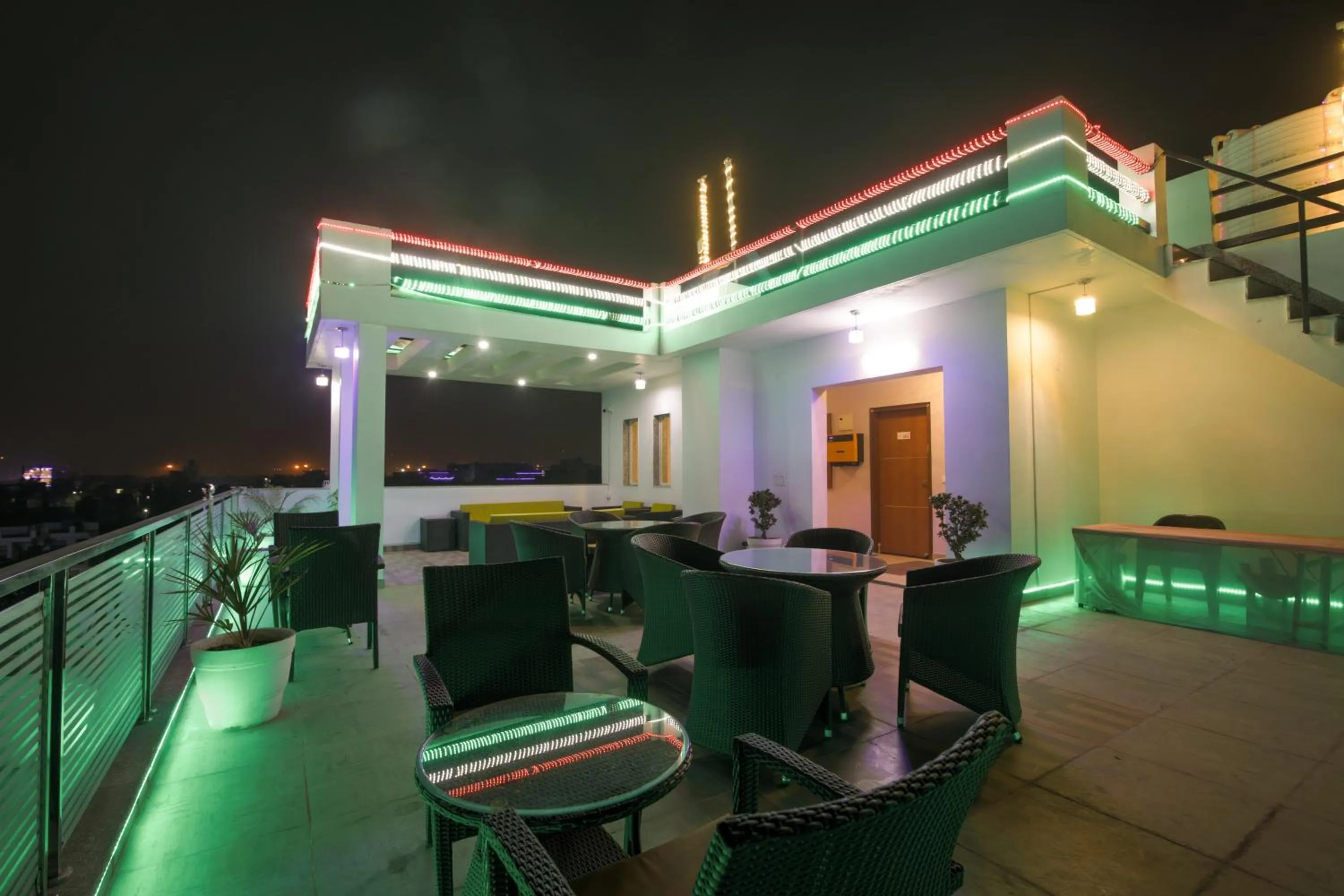 Patio in Twin Towers