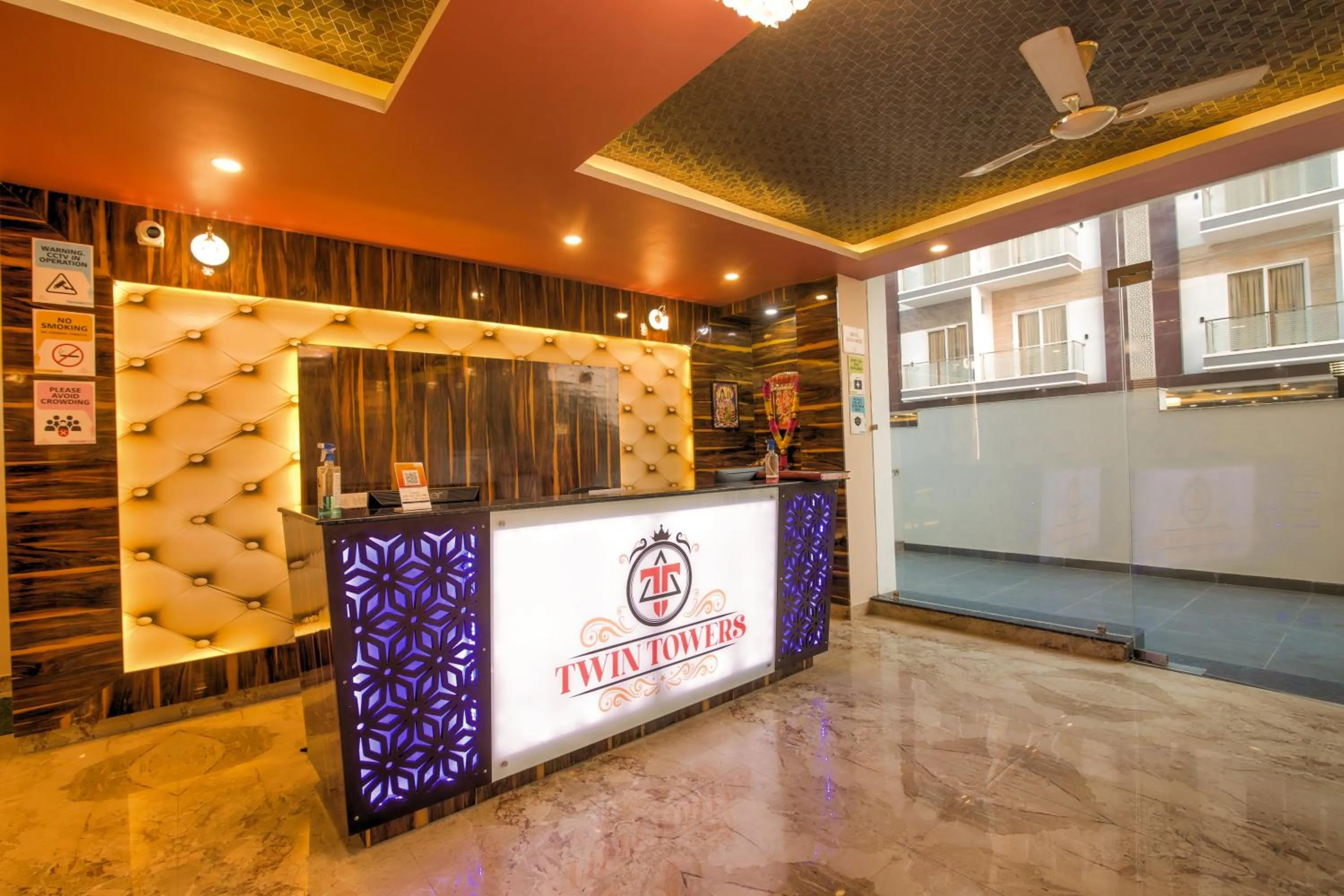 Lobby or reception in Twin Towers