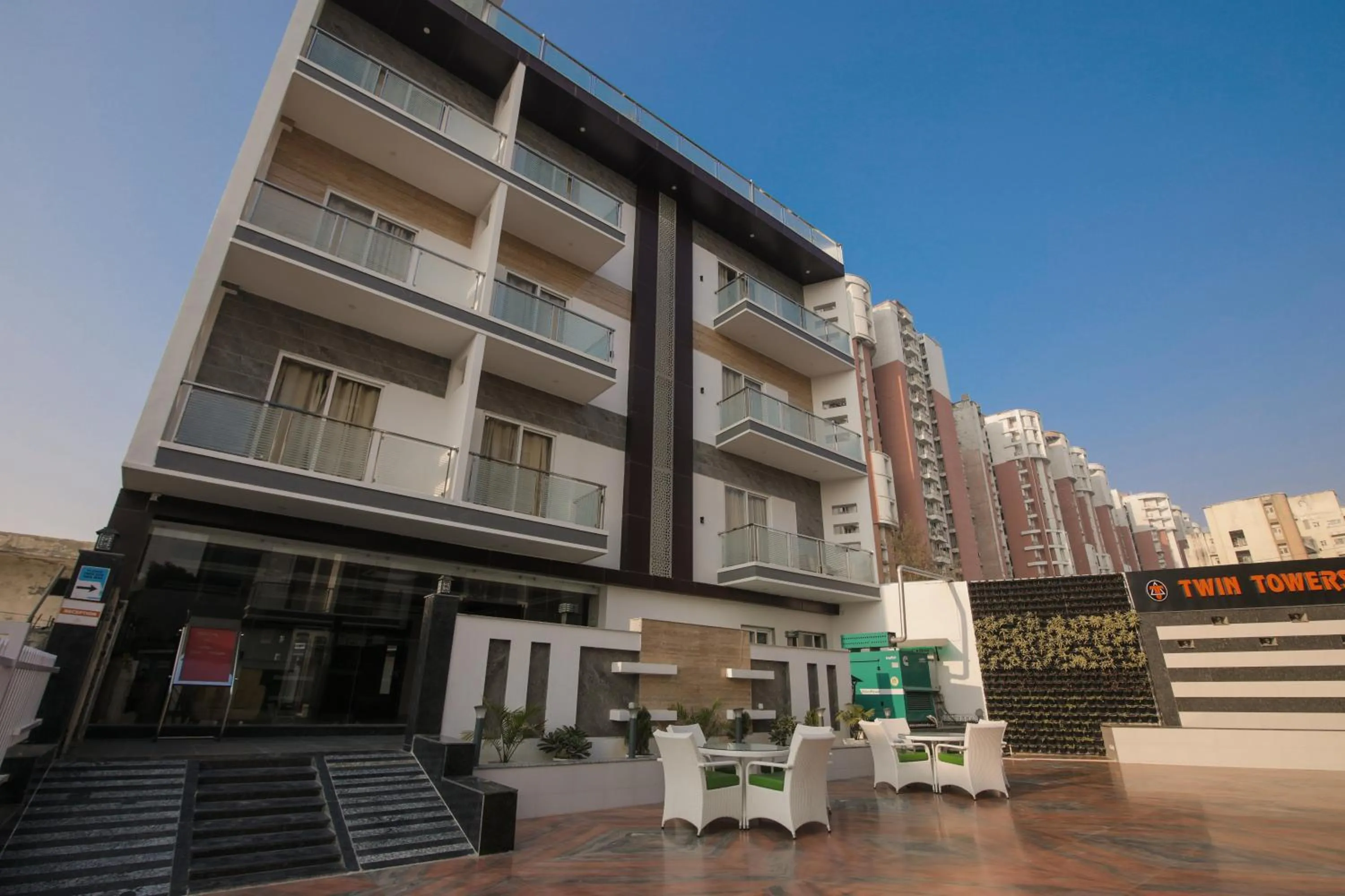 Property building in Twin Towers