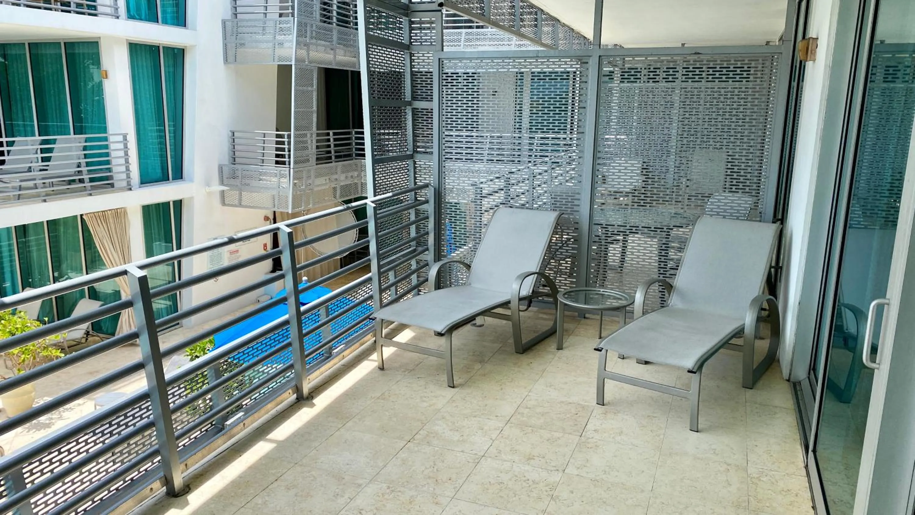 Balcony/Terrace in Boutique Suites 3 min walk to beach