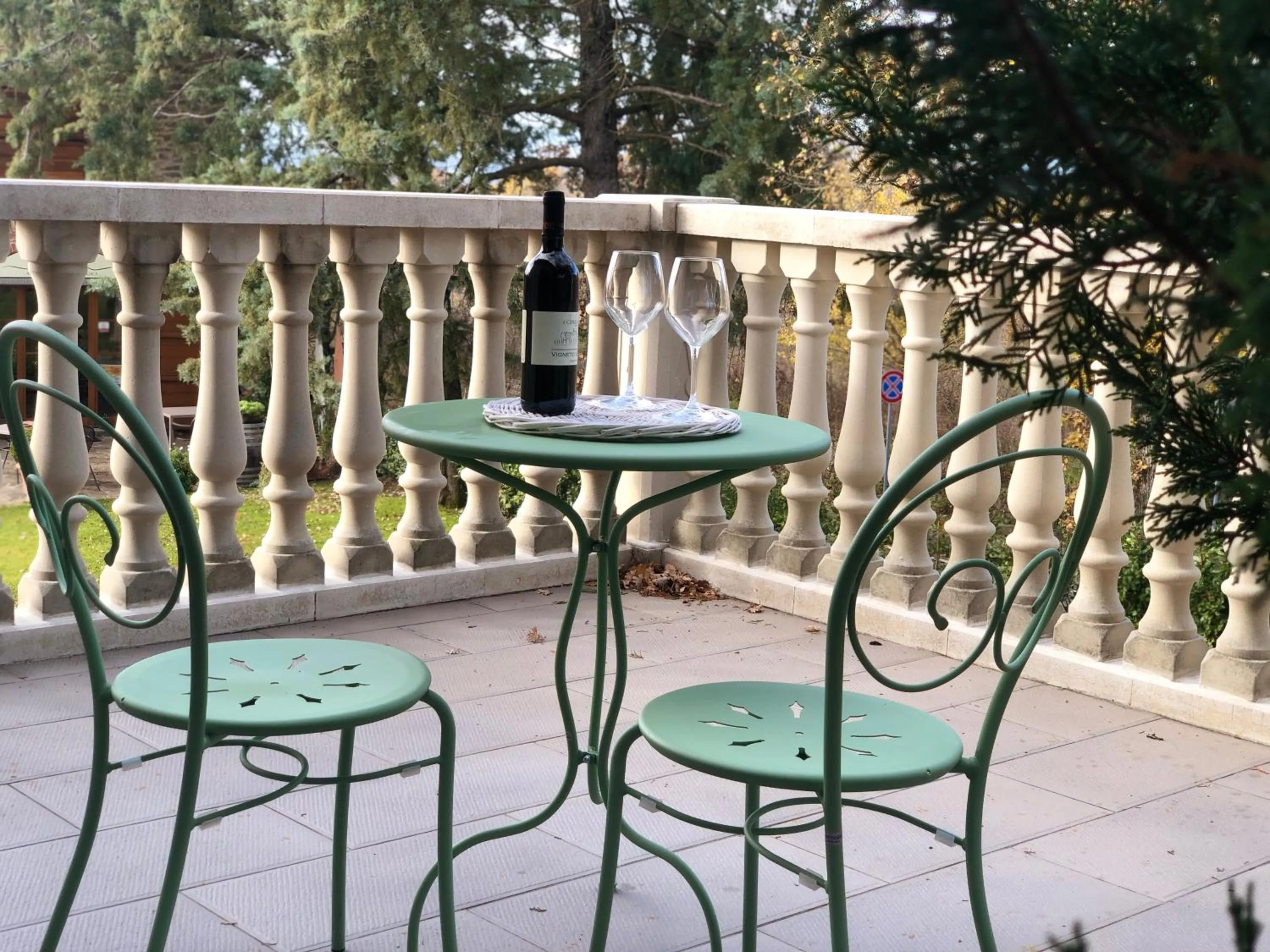 Balcony/Terrace in La Cantina Relais - Fattoria Il Cipresso