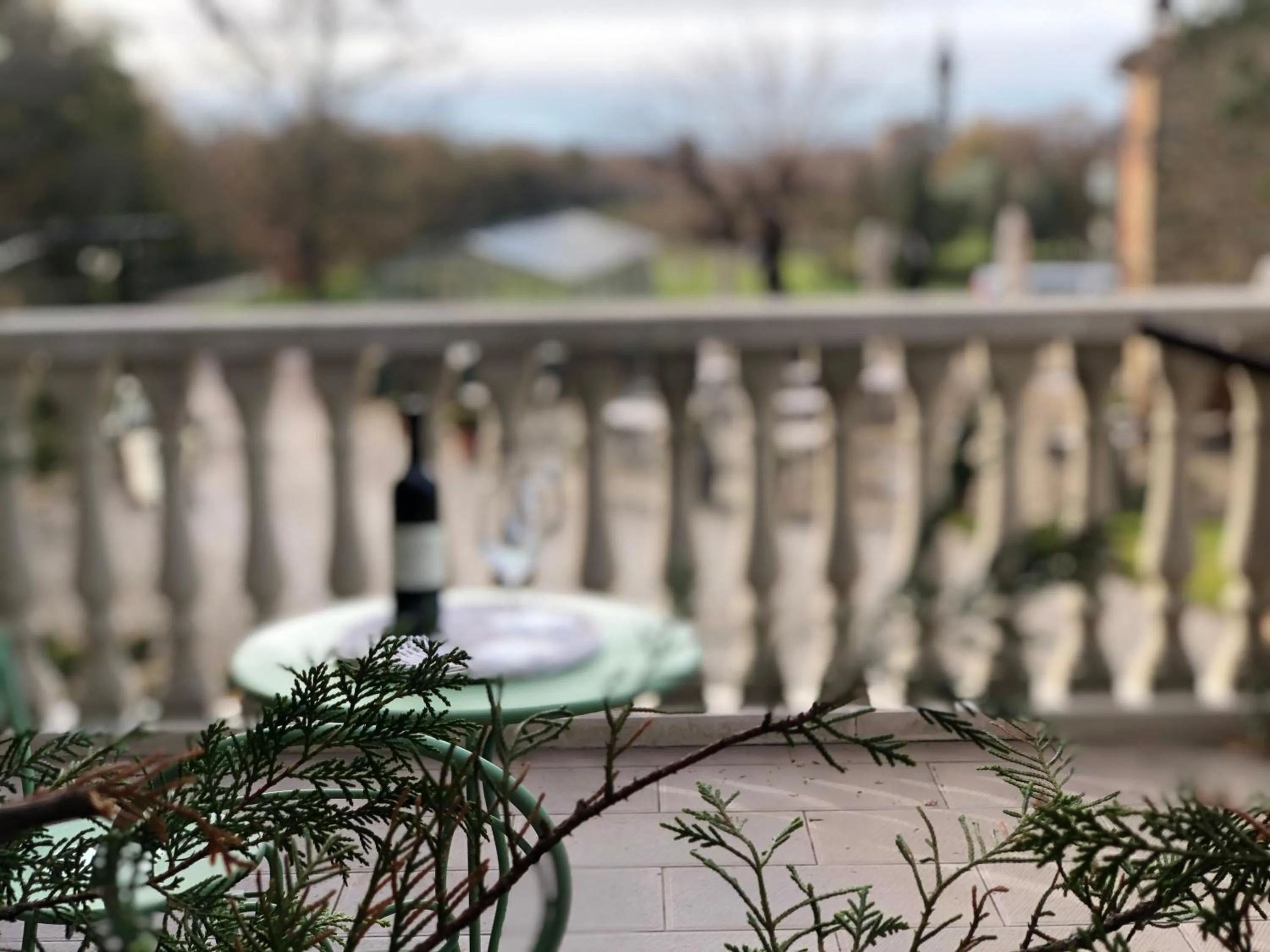 Balcony/Terrace in La Cantina Relais - Fattoria Il Cipresso