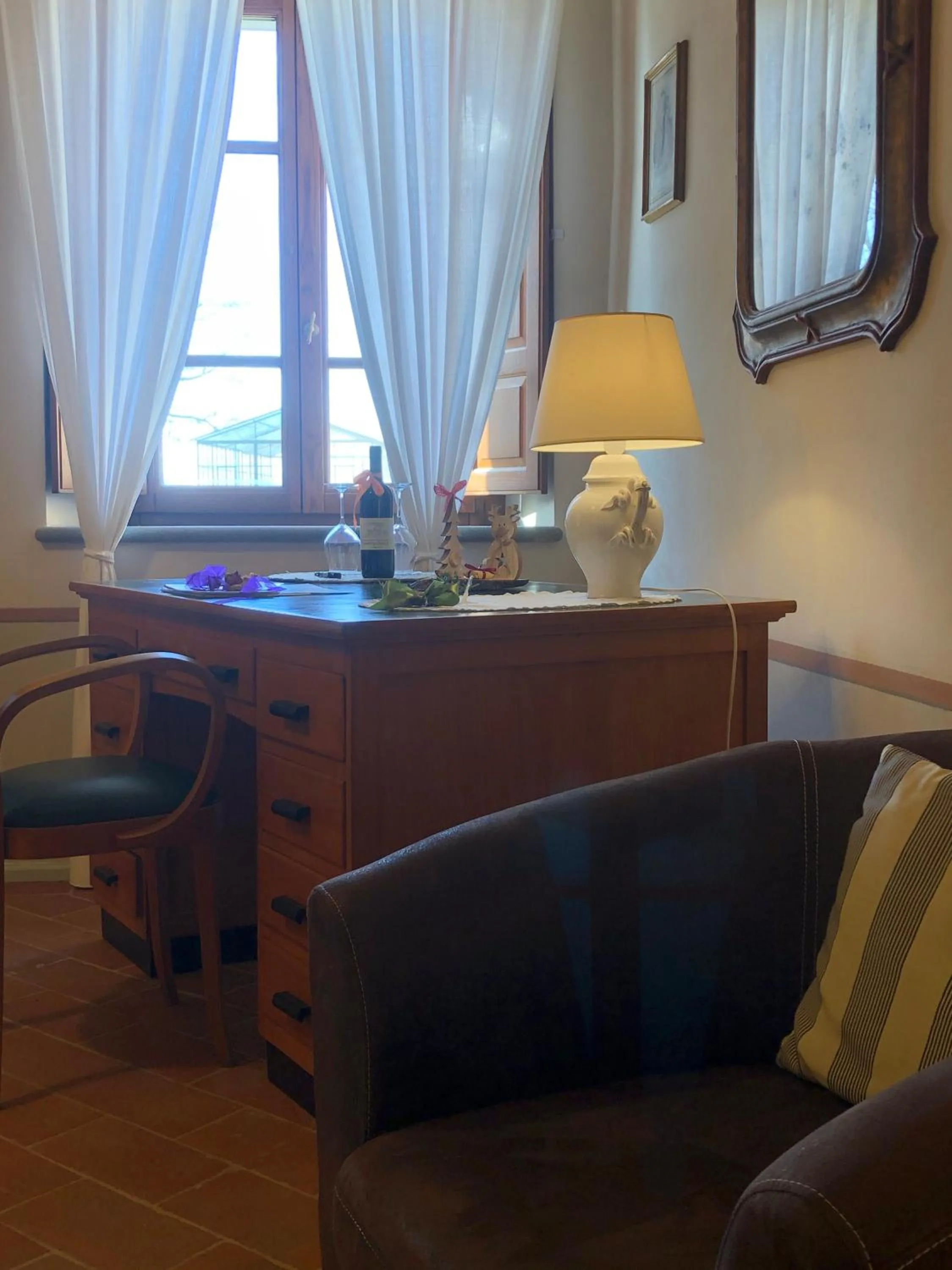 Living room in La Cantina Relais - Fattoria Il Cipresso