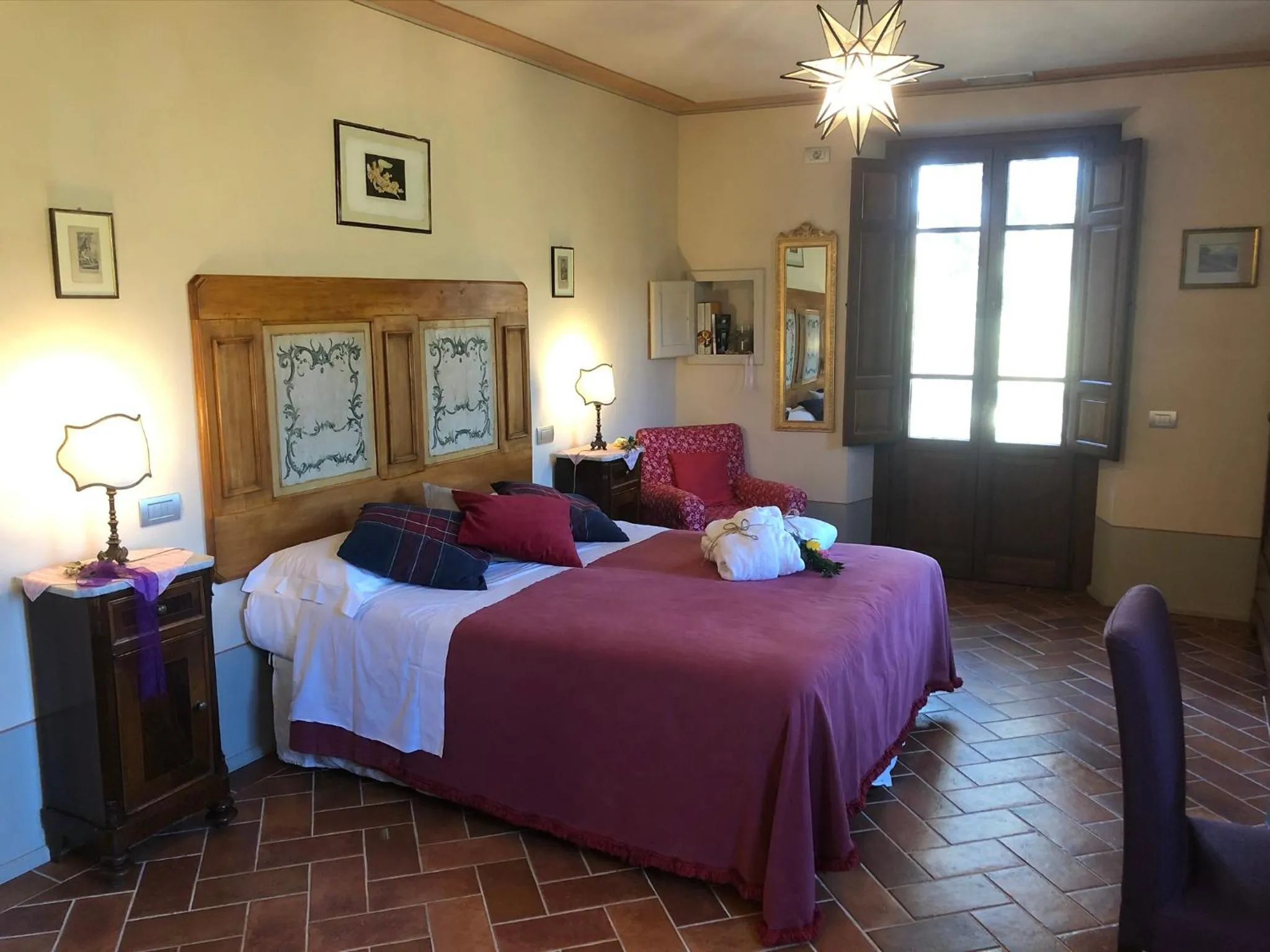 Bed in La Cantina Relais - Fattoria Il Cipresso