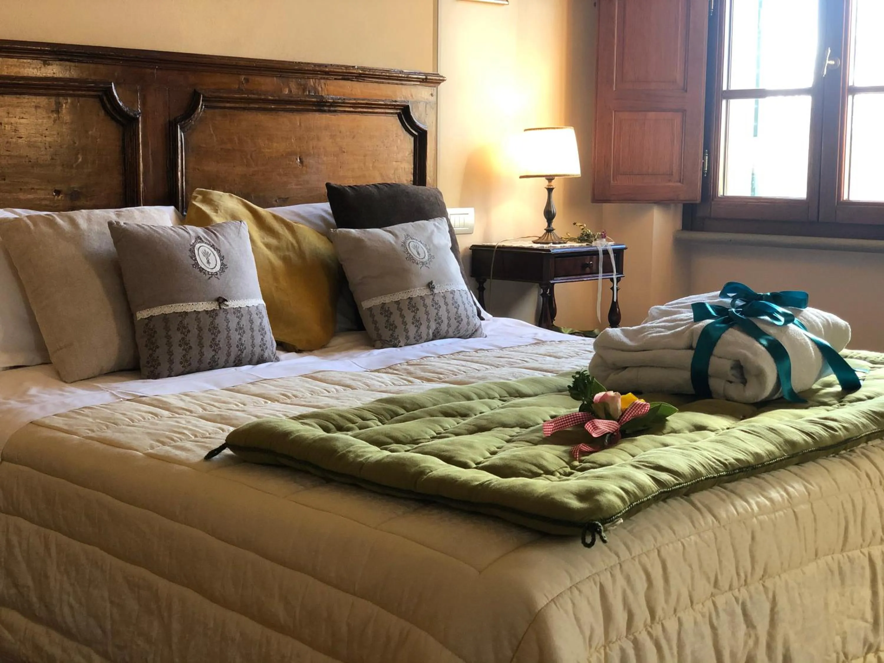 Bed in La Cantina Relais - Fattoria Il Cipresso