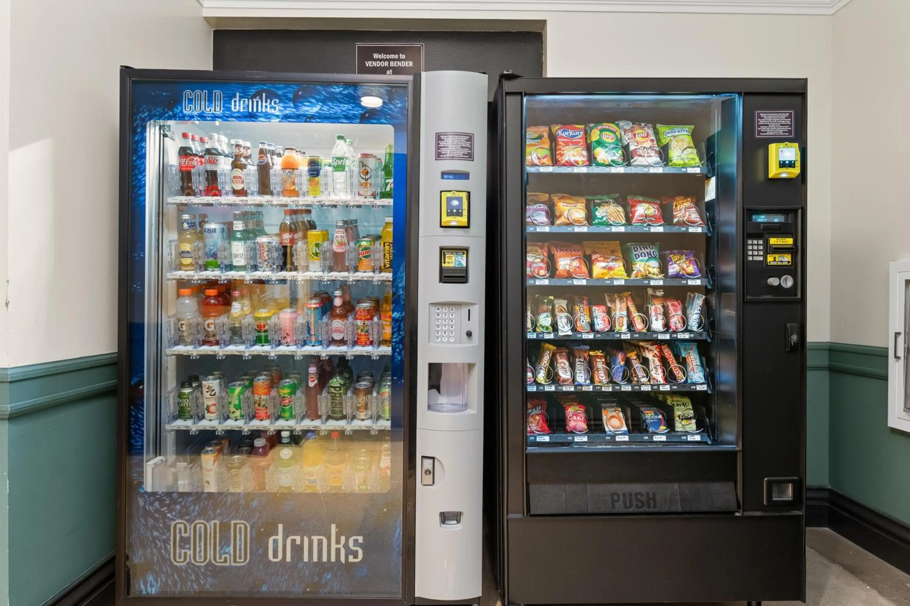 vending machine in The Maverick by Kasa