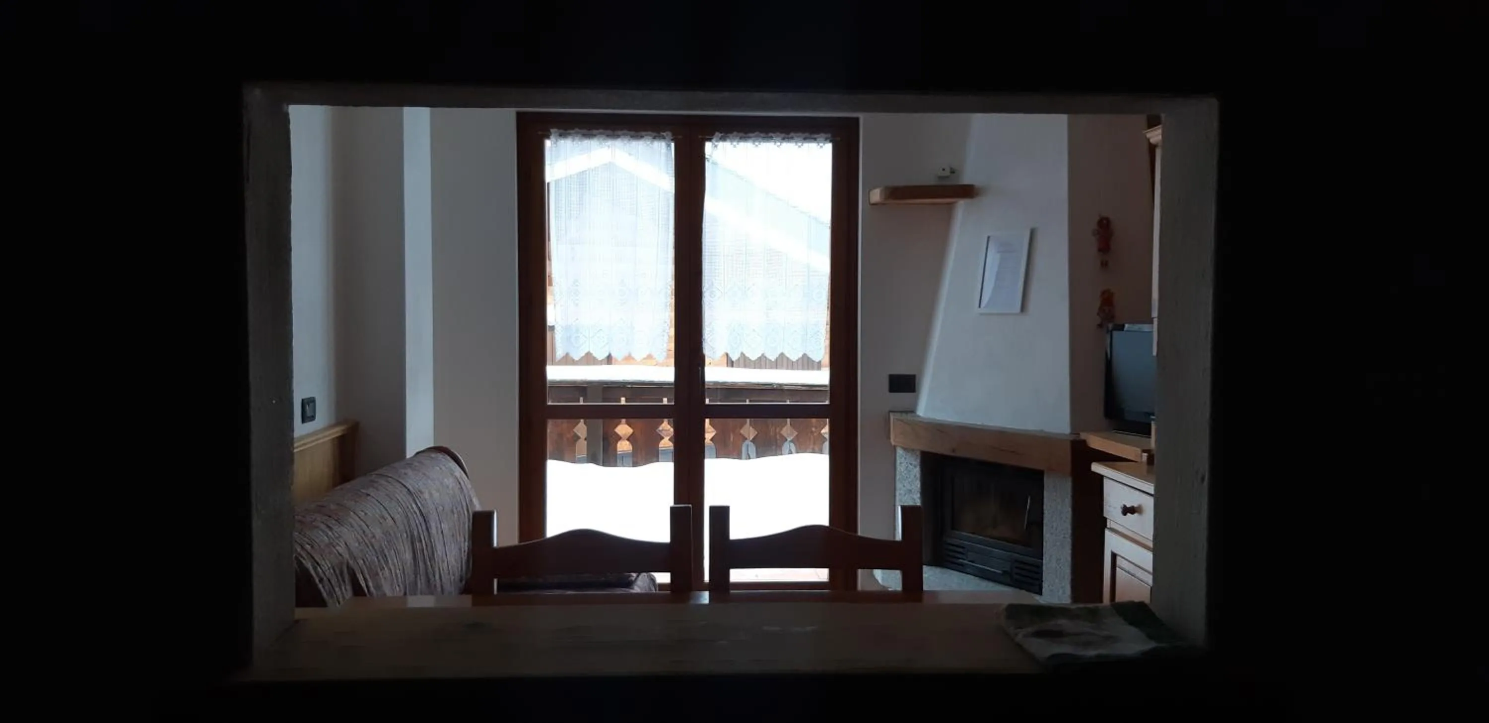 Living room, Bed in Residence Weissthor