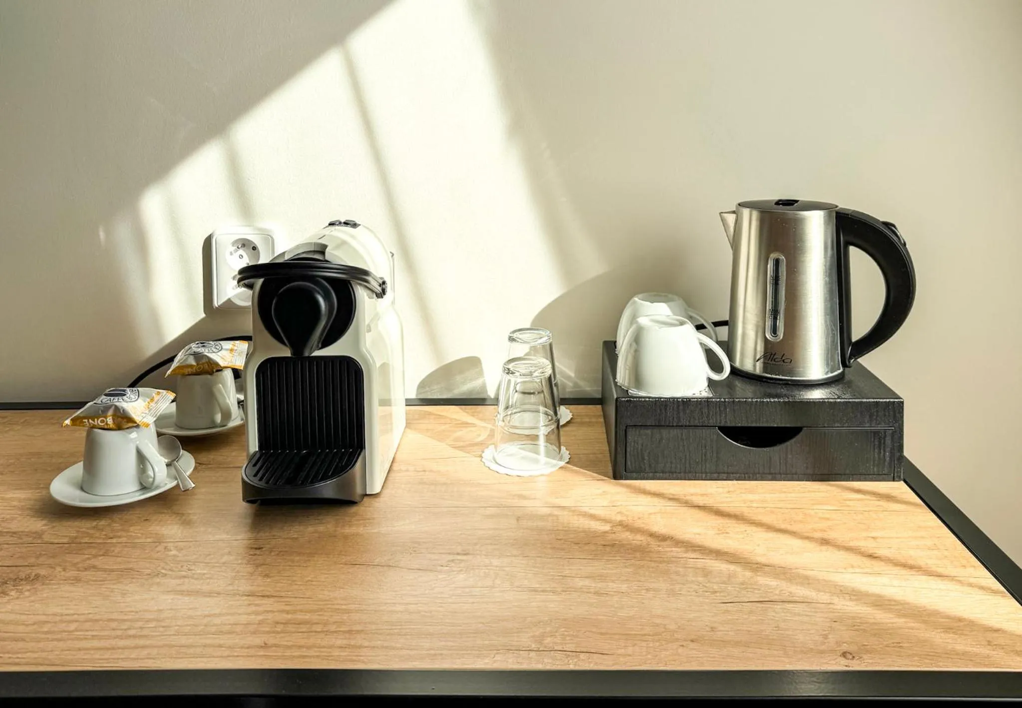 Coffee/tea facilities in Hotel Malá Strana