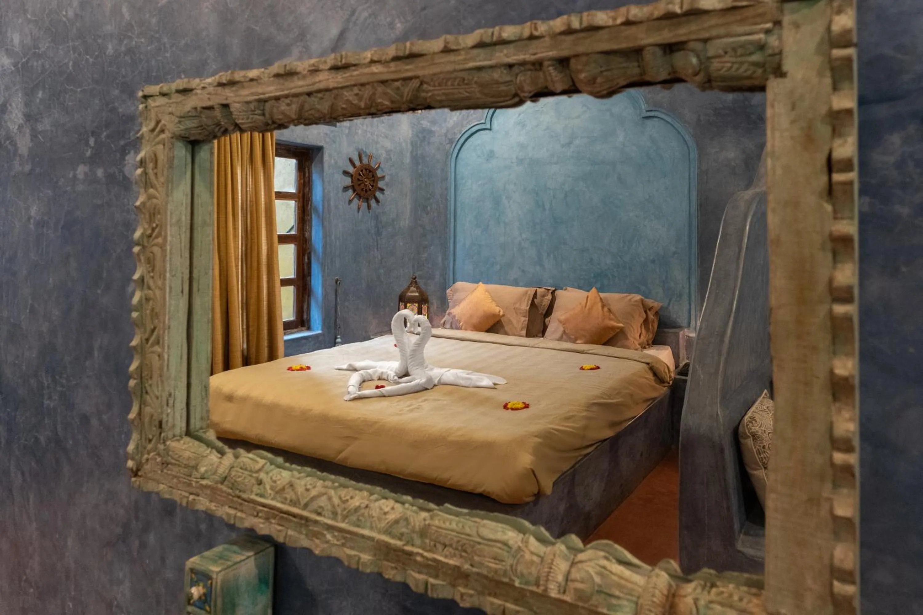 Bedroom, Bed in juSTa Morjim Beach Resort Goa - 80 Steps from Morjim Beach