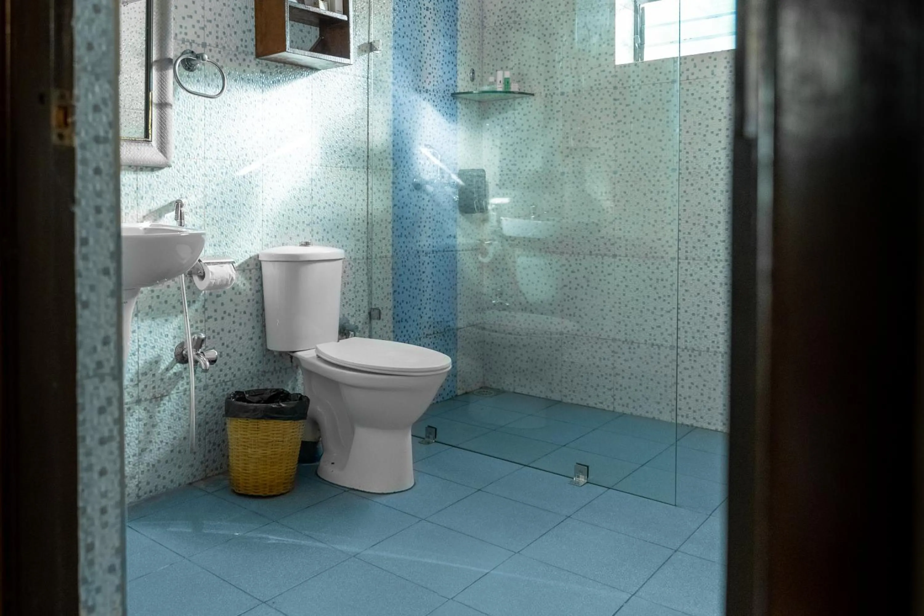 Bathroom in juSTa Morjim Beach Resort Goa - 80 Steps from Morjim Beach