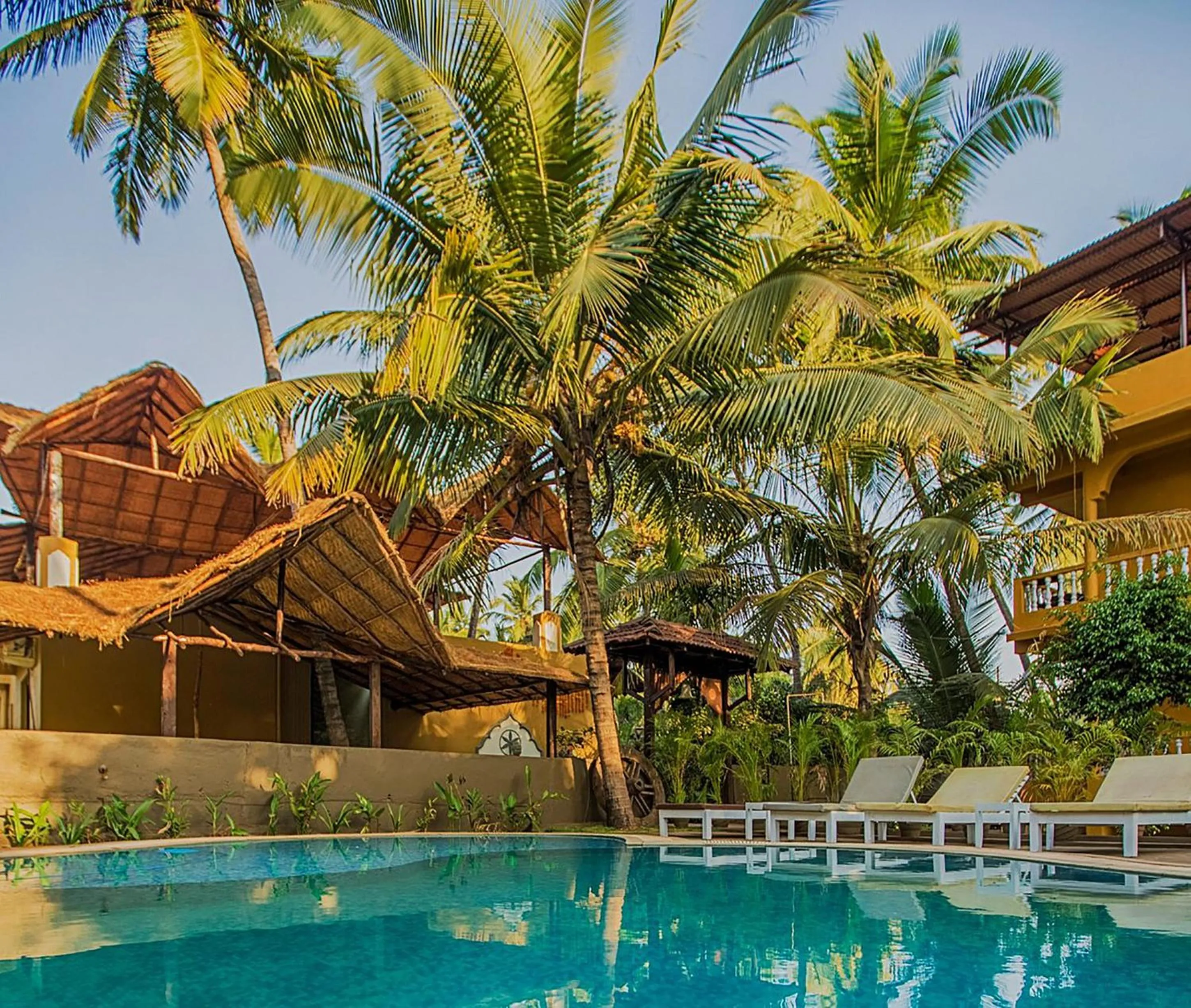 Property building in juSTa Morjim Beach Resort Goa - 80 Steps from Morjim Beach