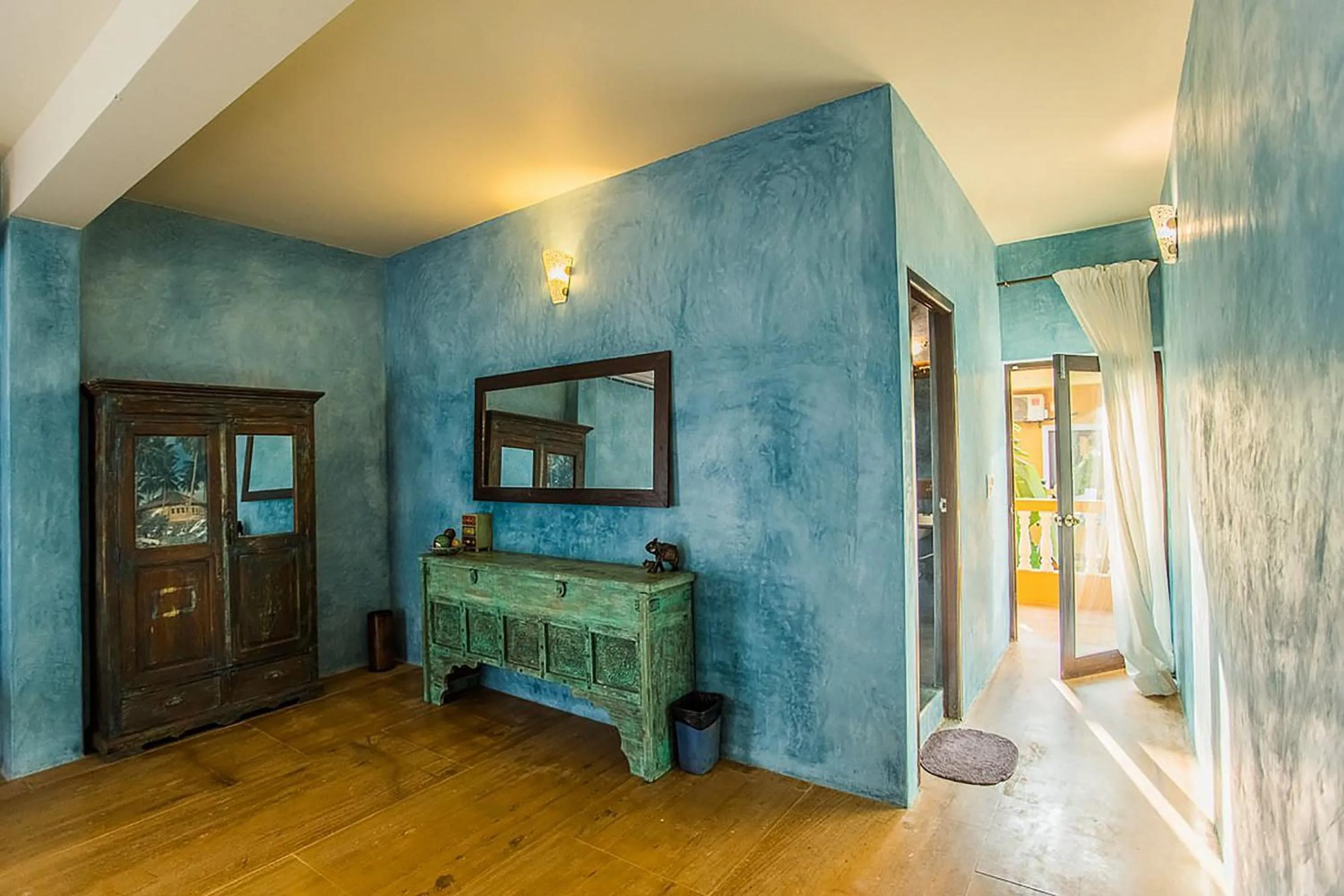 Bedroom in juSTa Morjim Beach Resort Goa - 80 Steps from Morjim Beach