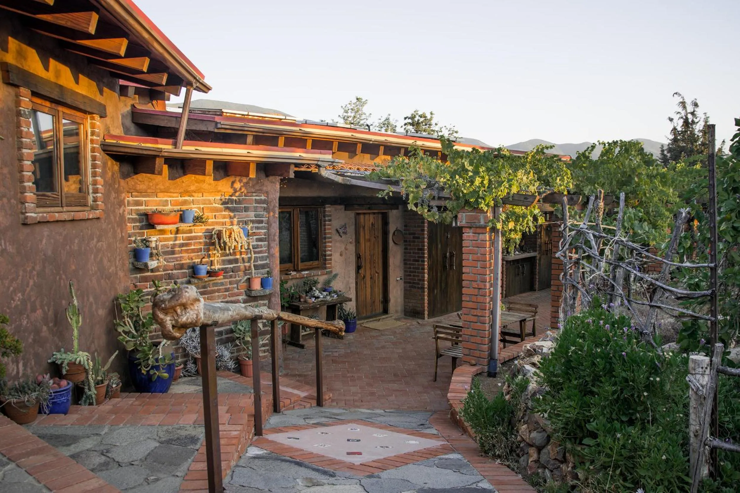 Patio in Quinta Maria en la Ruta del Vino