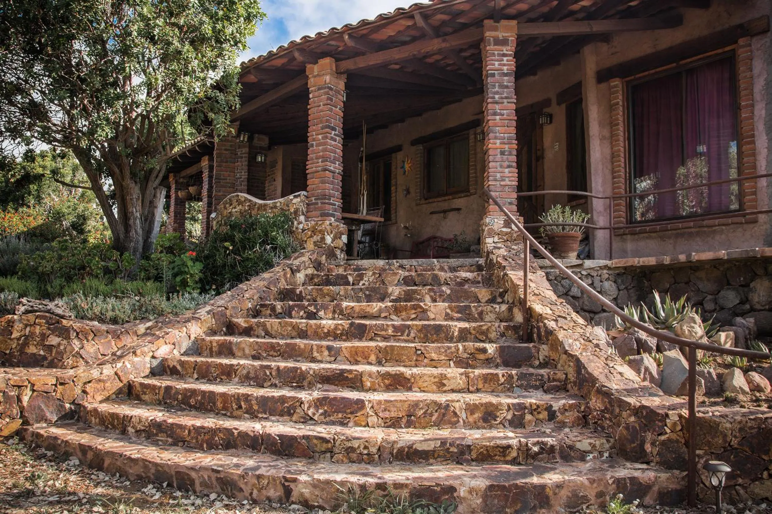 Patio in Quinta Maria en la Ruta del Vino